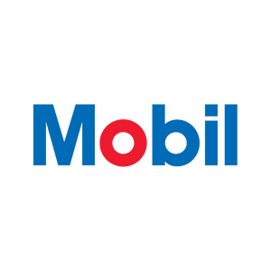 Mobil brand logo.