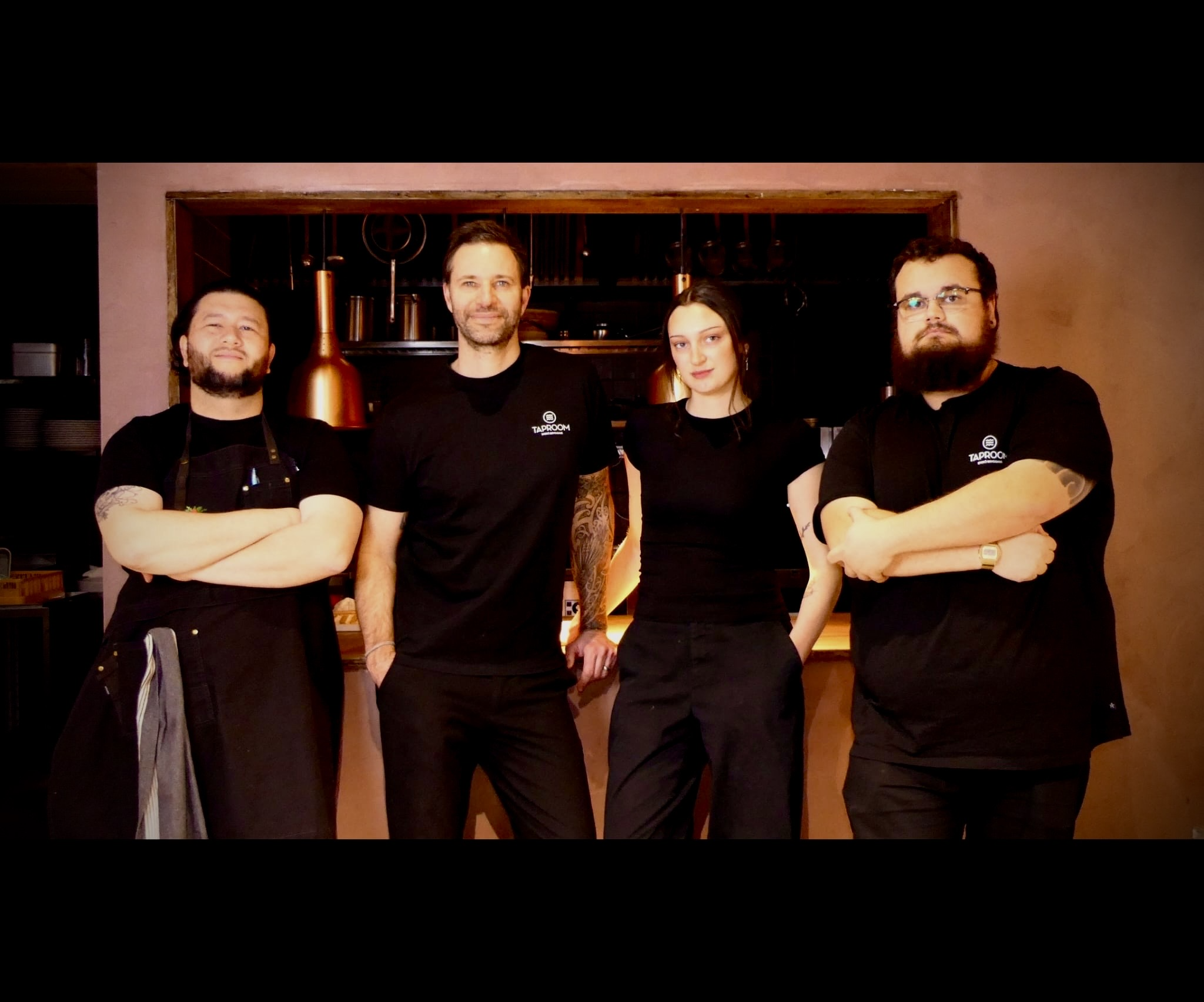 Taproom service team. Head Chef. Bra service.