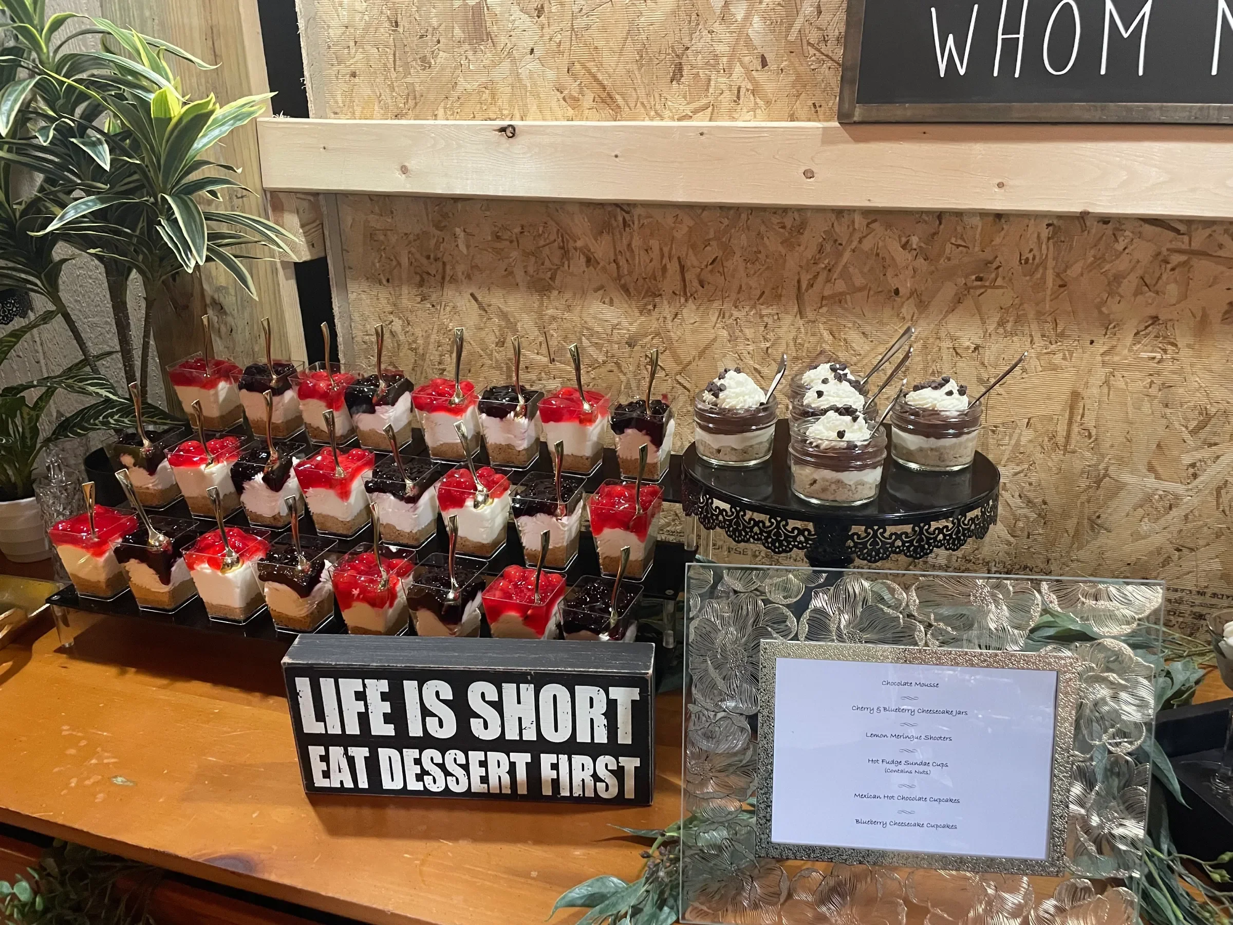 Assorted Mini Dessert Cups and Mousse Jars