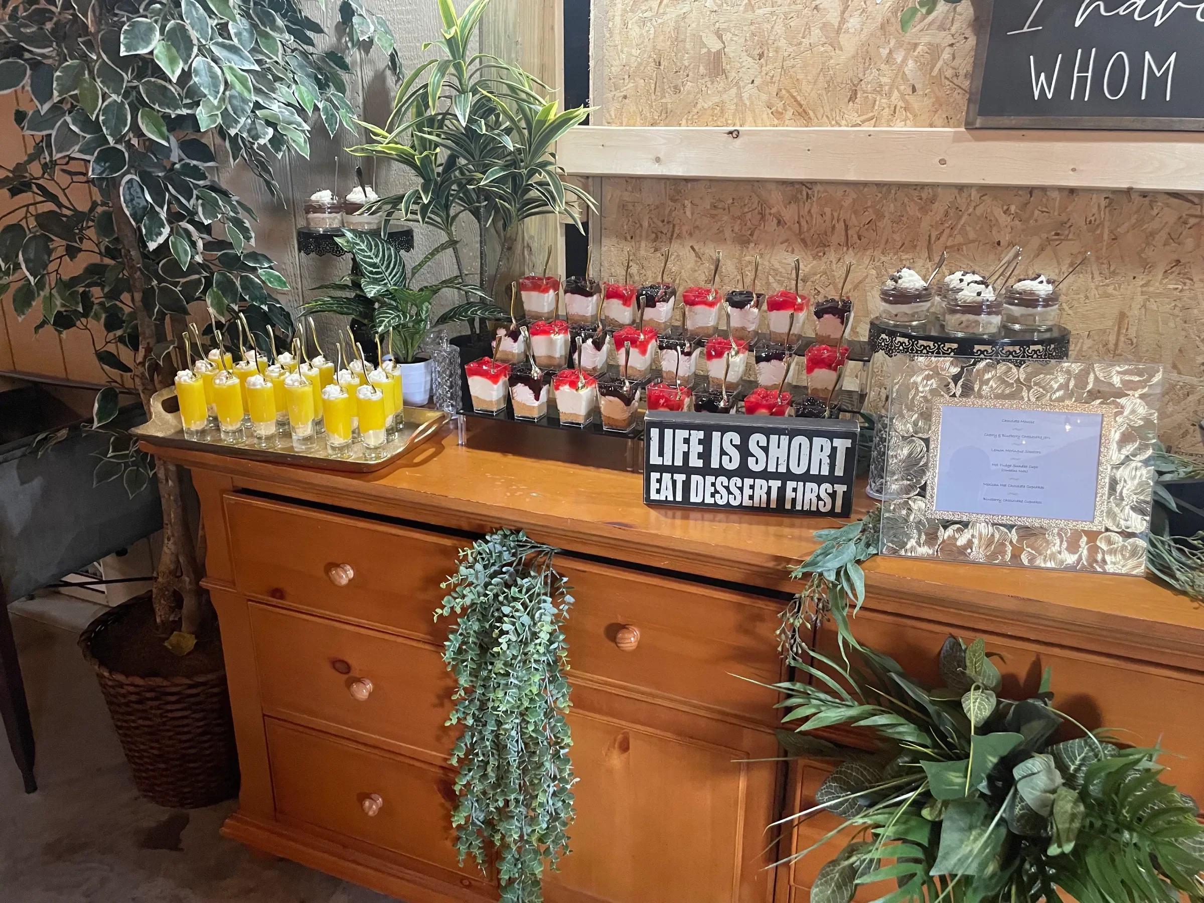 Complete Mini Dessert Bar with Assorted Flavors