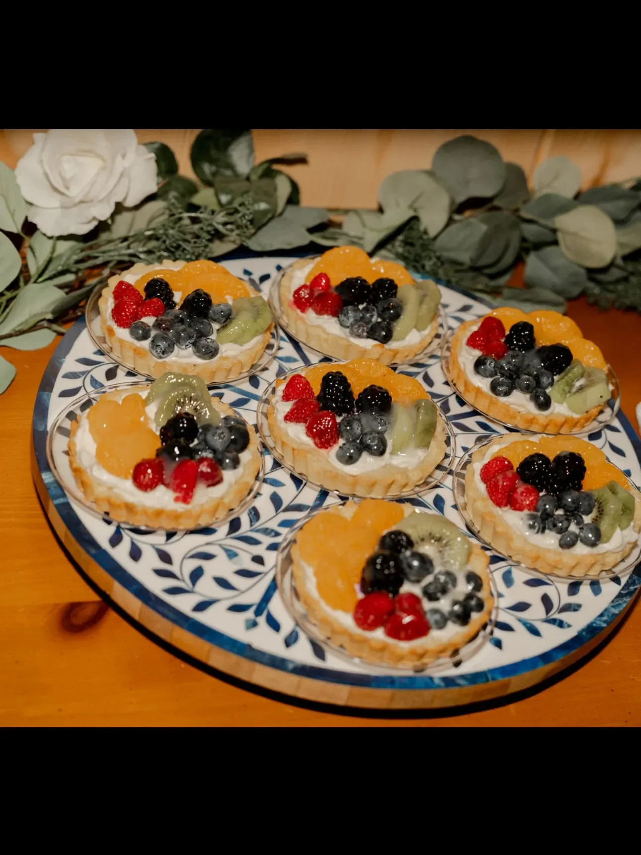 Fresh Fruit Tartlets with Vanilla Custard