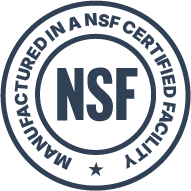 Manufactured in a NSF certified facility