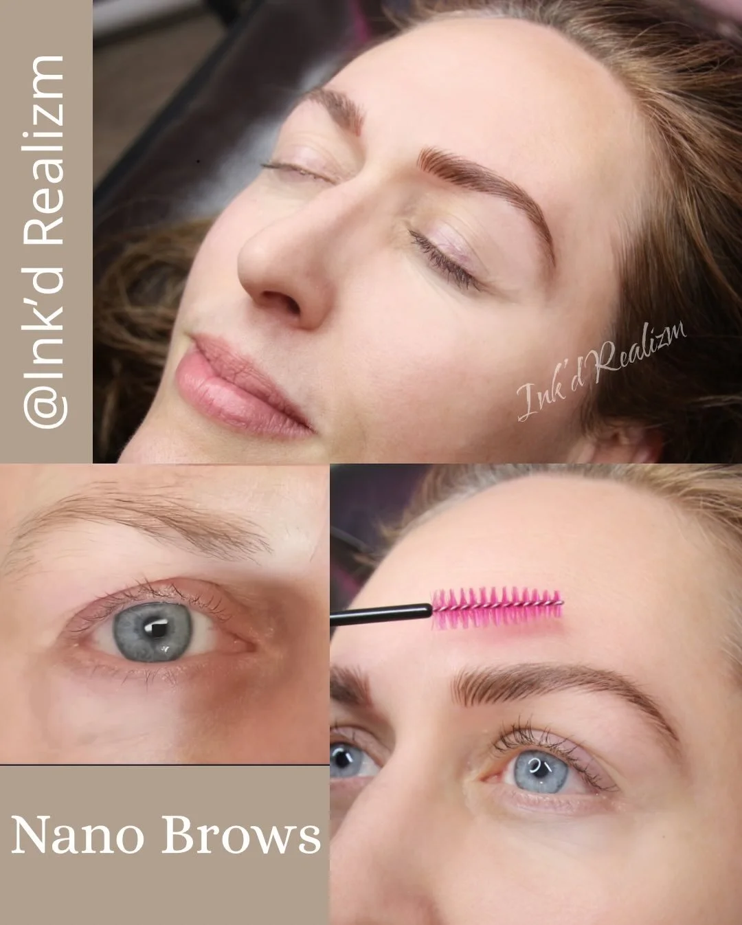 Want brows that wake up perfect-no pencil fights ever again? 

Get your nano brows today-tiny strokes, natural looking, lasts years. DM to book! 😊

🌐Ink&rsquo;d Realizm.com