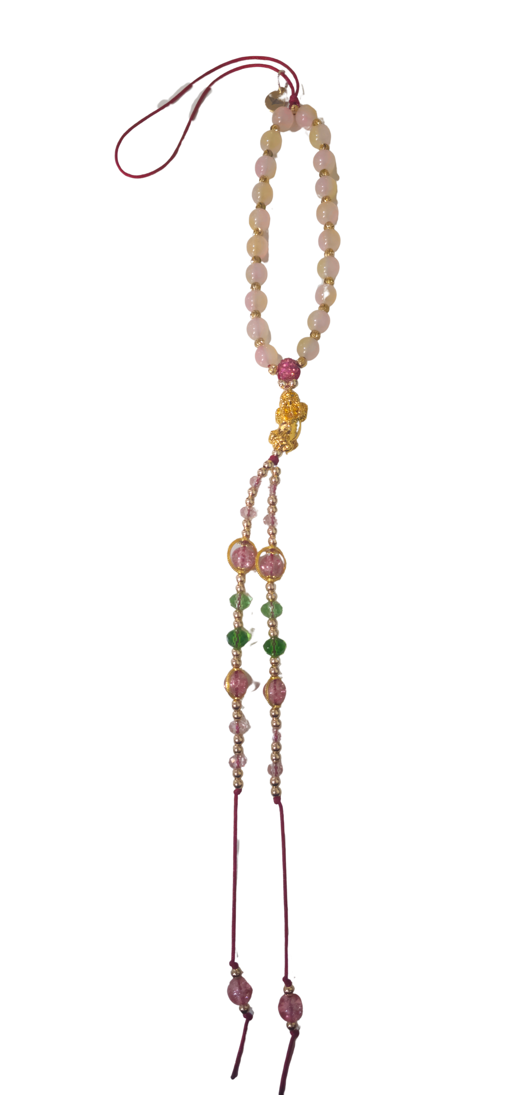 Peach Sunset Pixiu Tassel
