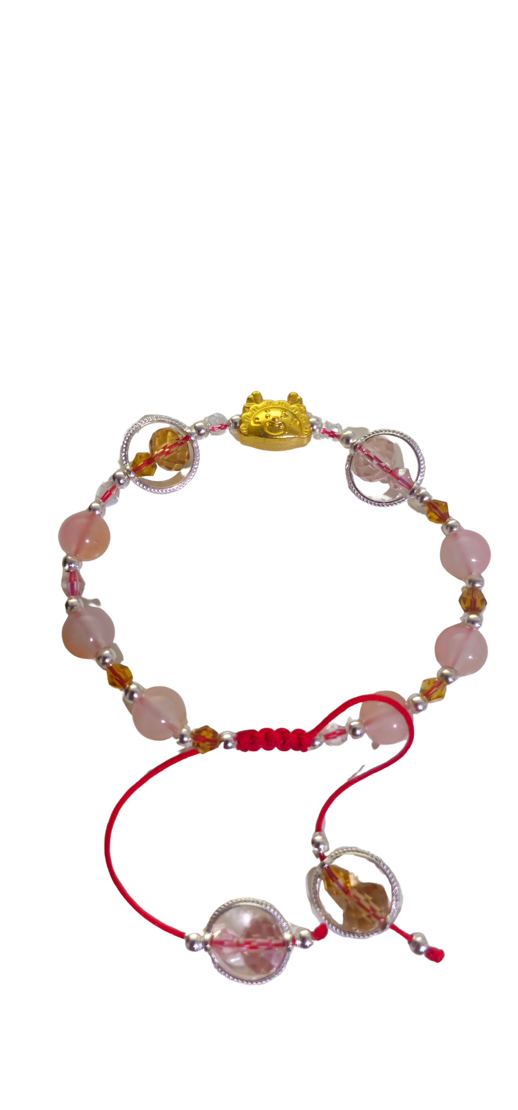 Peach Whisper Dragon Dumpling Sterling silver