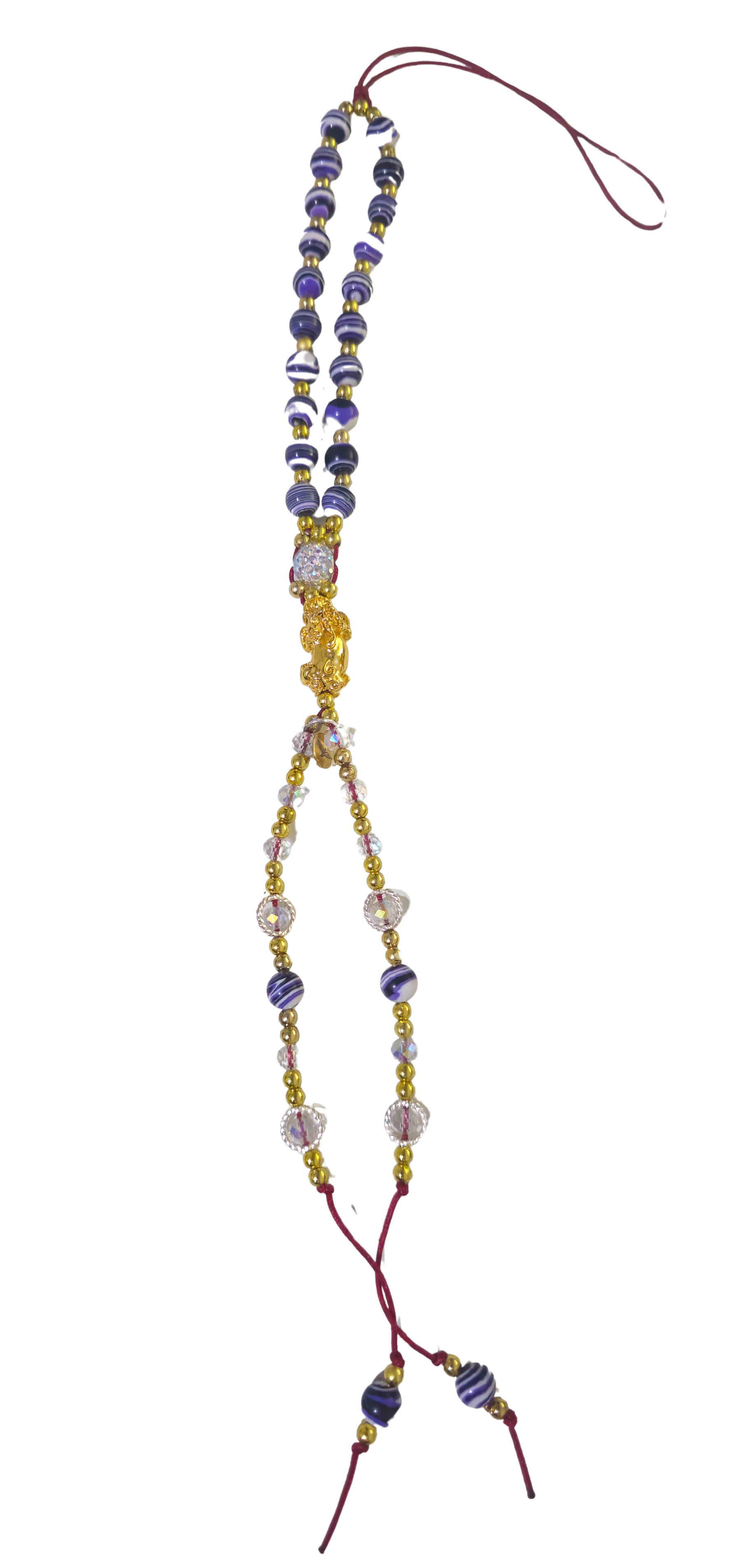 Mystic Purple Dragon Pixiu Tassel