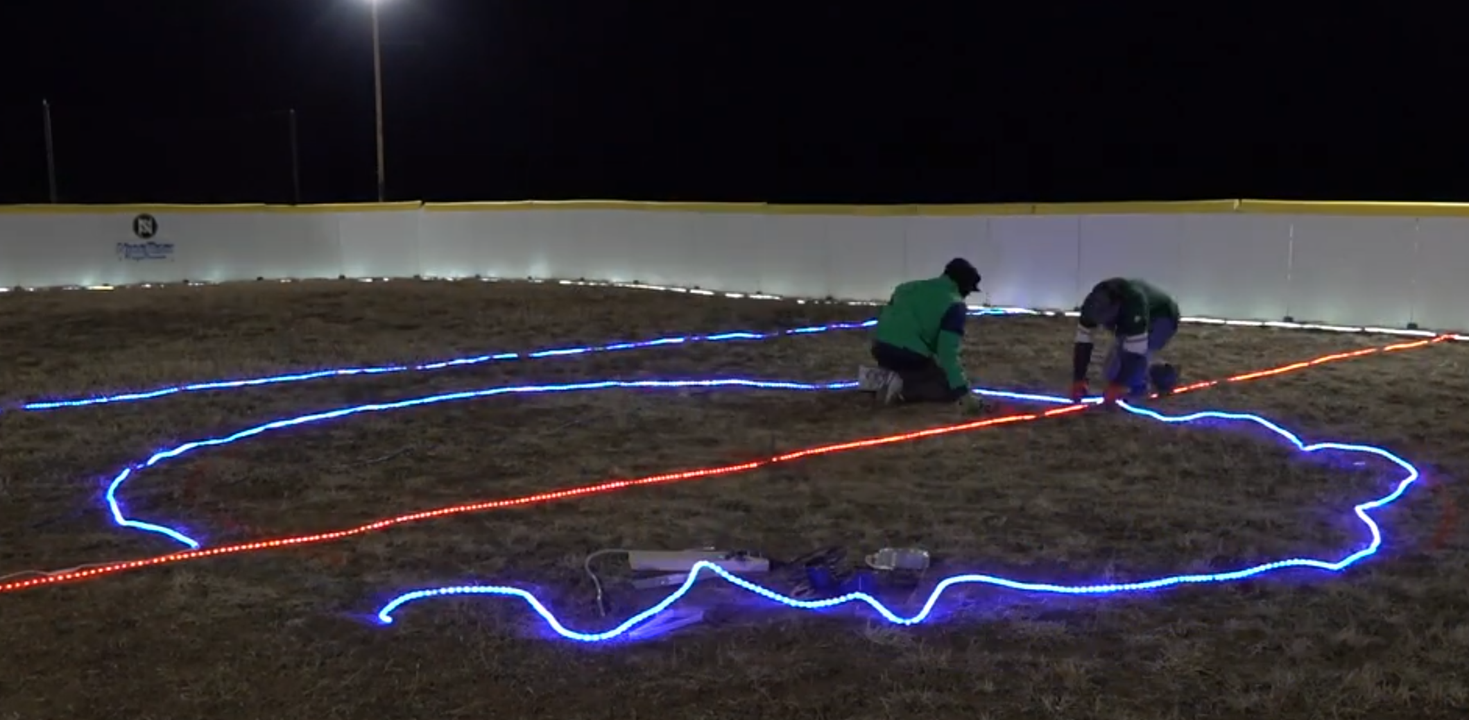 Installing center circle LED lights on ODR