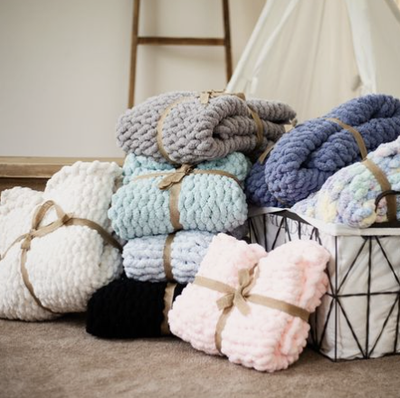 How Much Yarn Do You Need for a Chunky Knit Blanket?