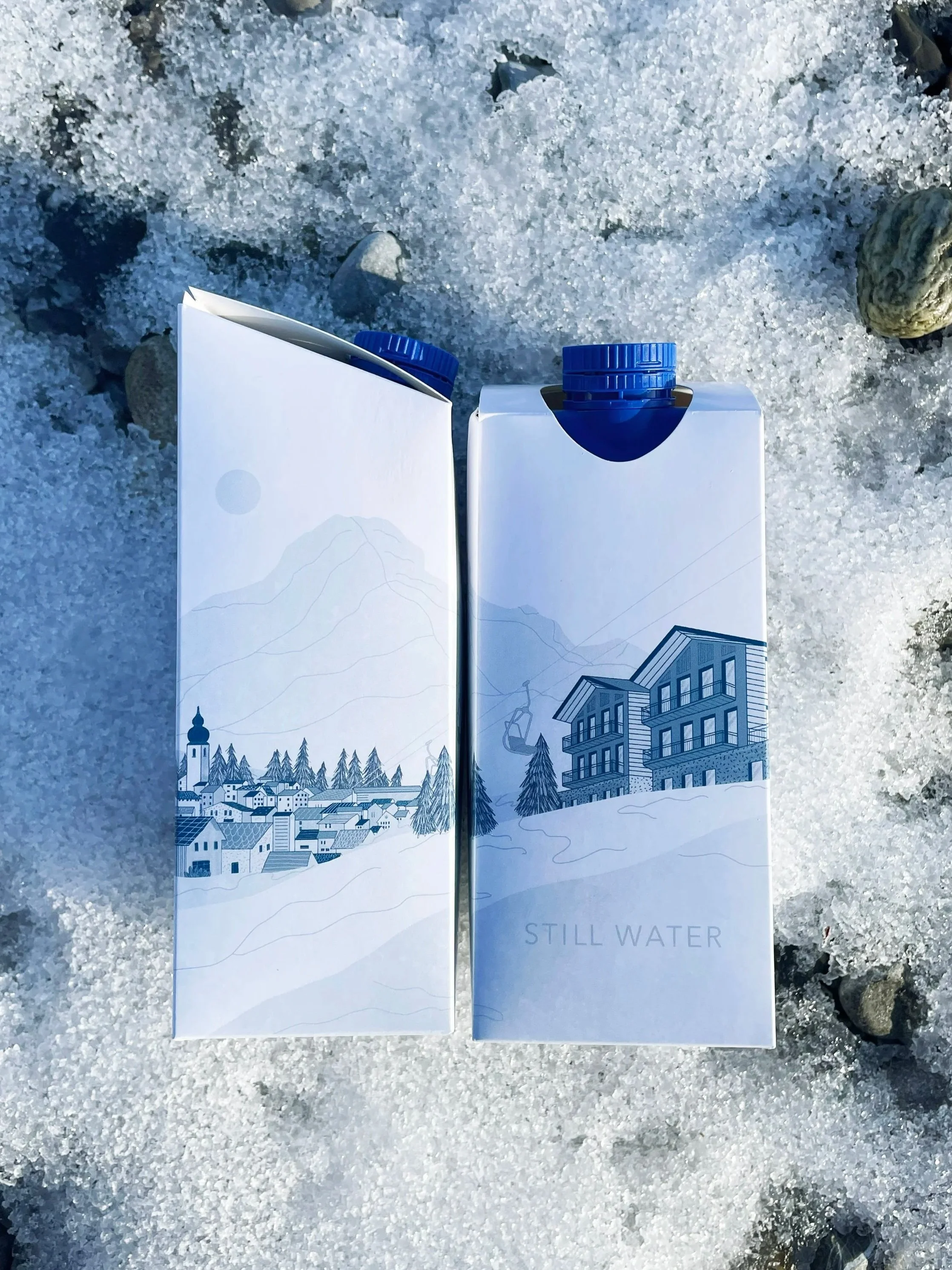 Illustration for tetra-pack bottle | The Arula Chalets