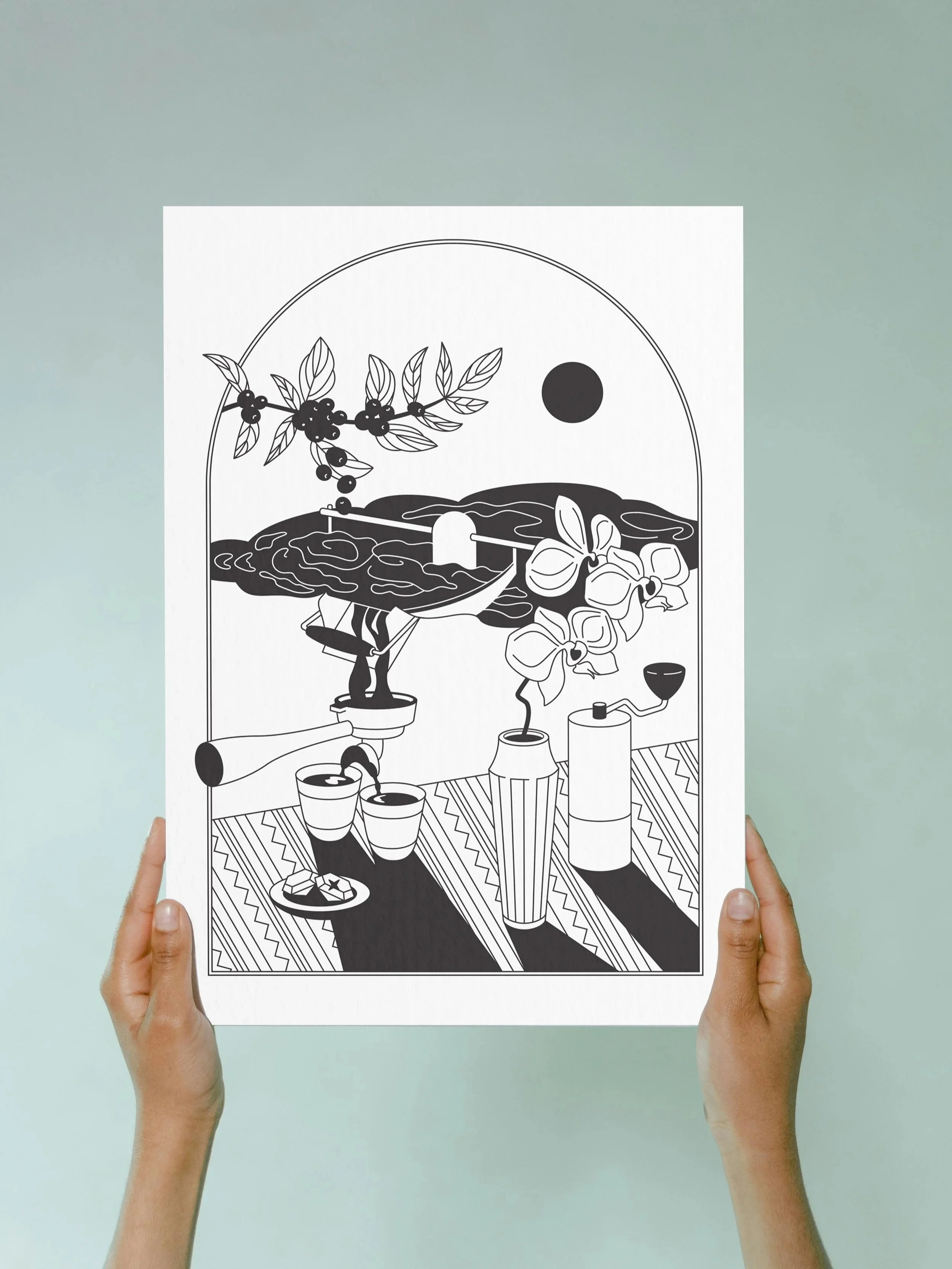 Coffee roasting illustration | Tinto Kaffeerösterei