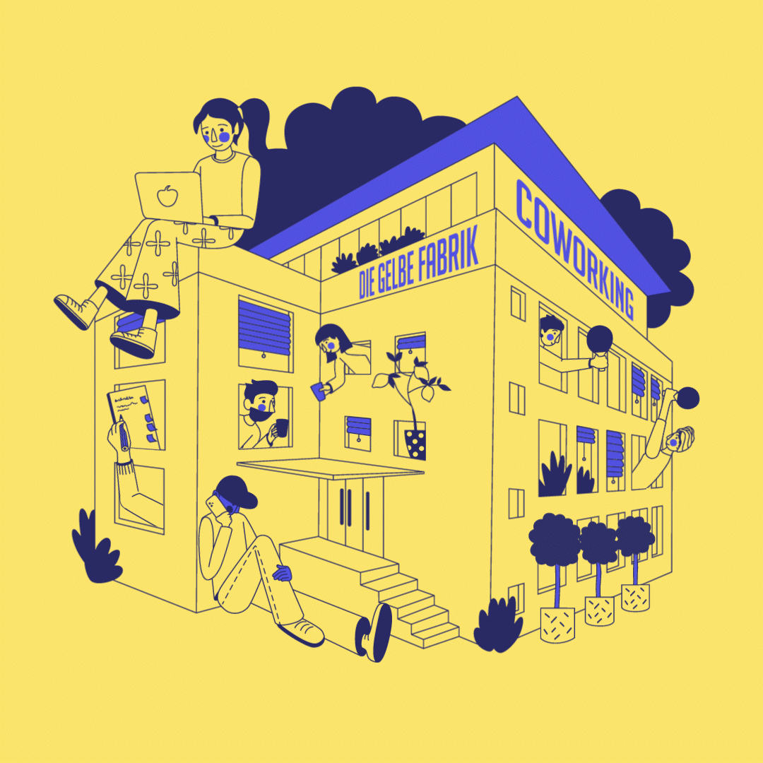 Illustration and motion design| Die Gelbe Fabrik