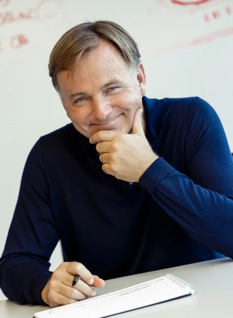 Espen Oeino, the Monaco-based Superyacht designer, who's collaborating with Hybrid Solar Systems to create sustainable Solar Trees