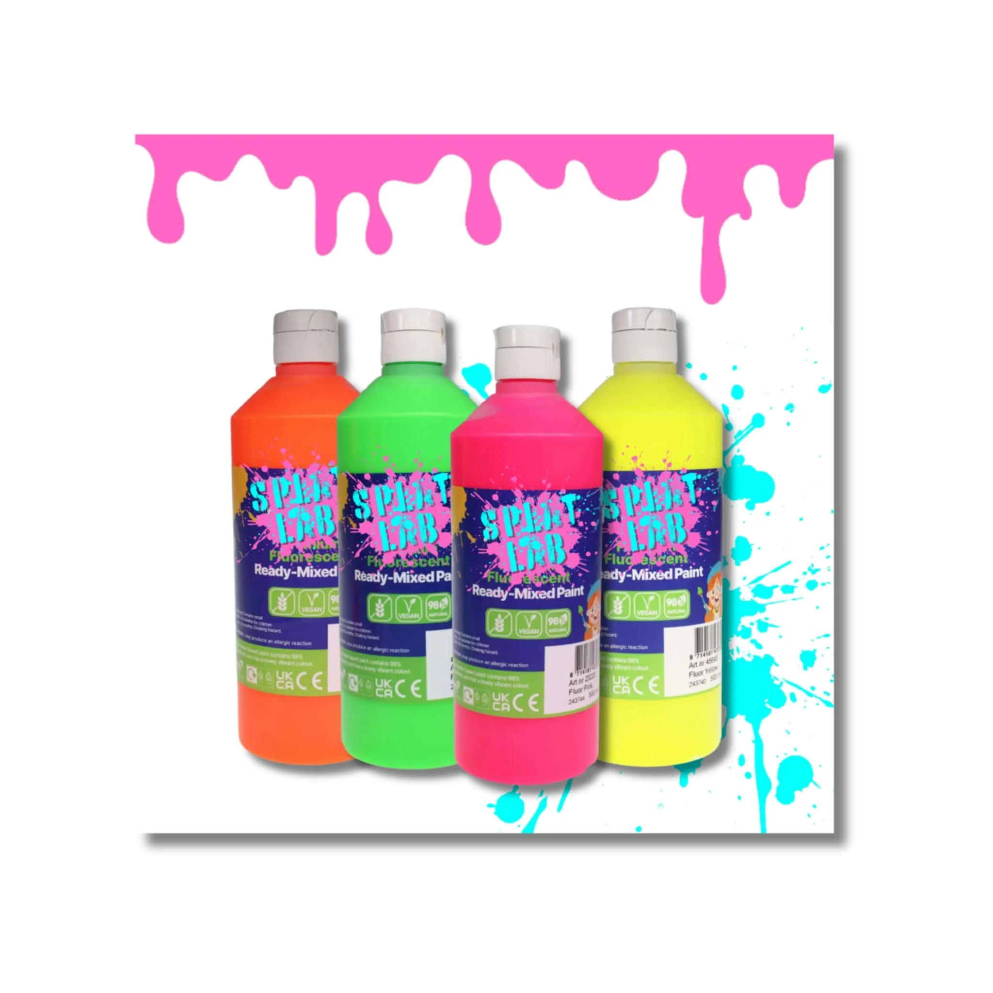 SplatLab Neon Paint Set Add-On