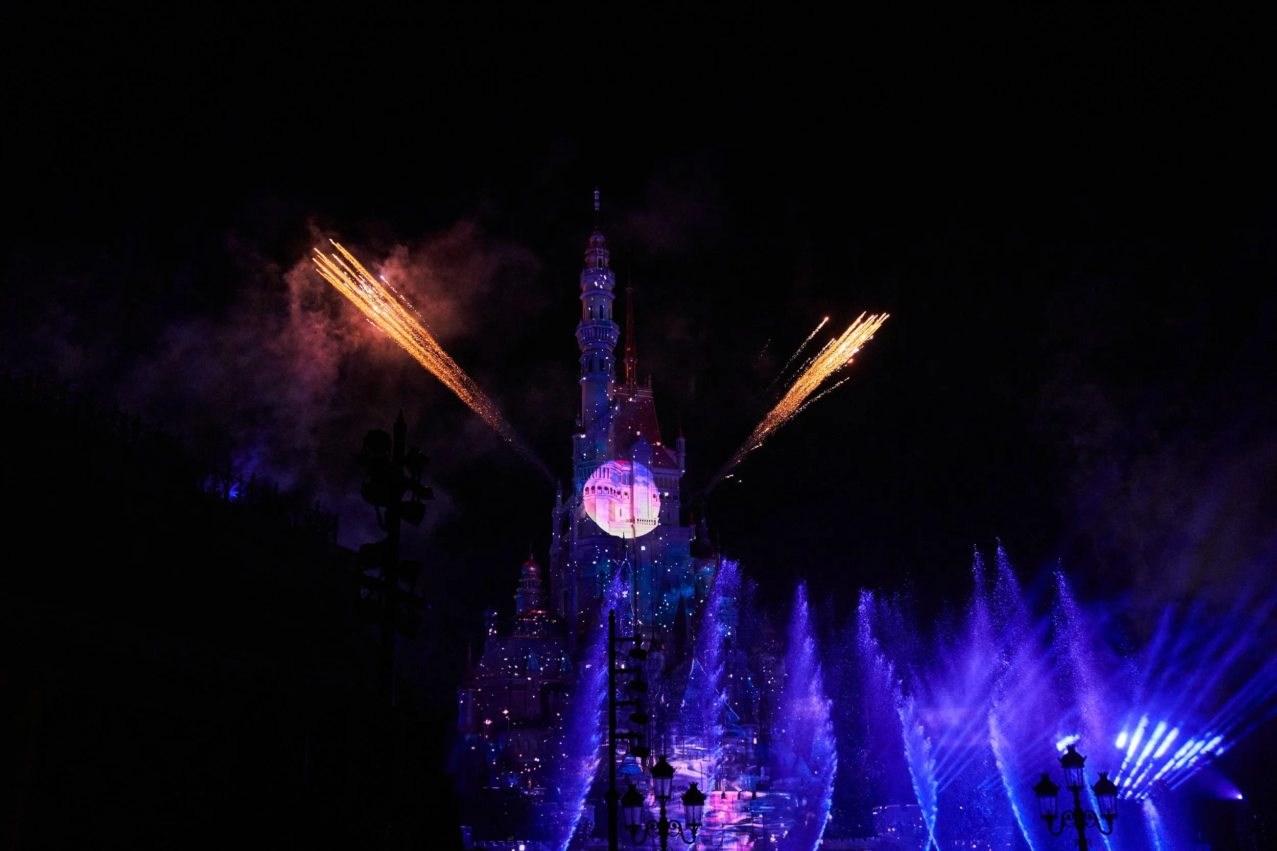 Disneyland Fireworks, Hong Kong, 2022