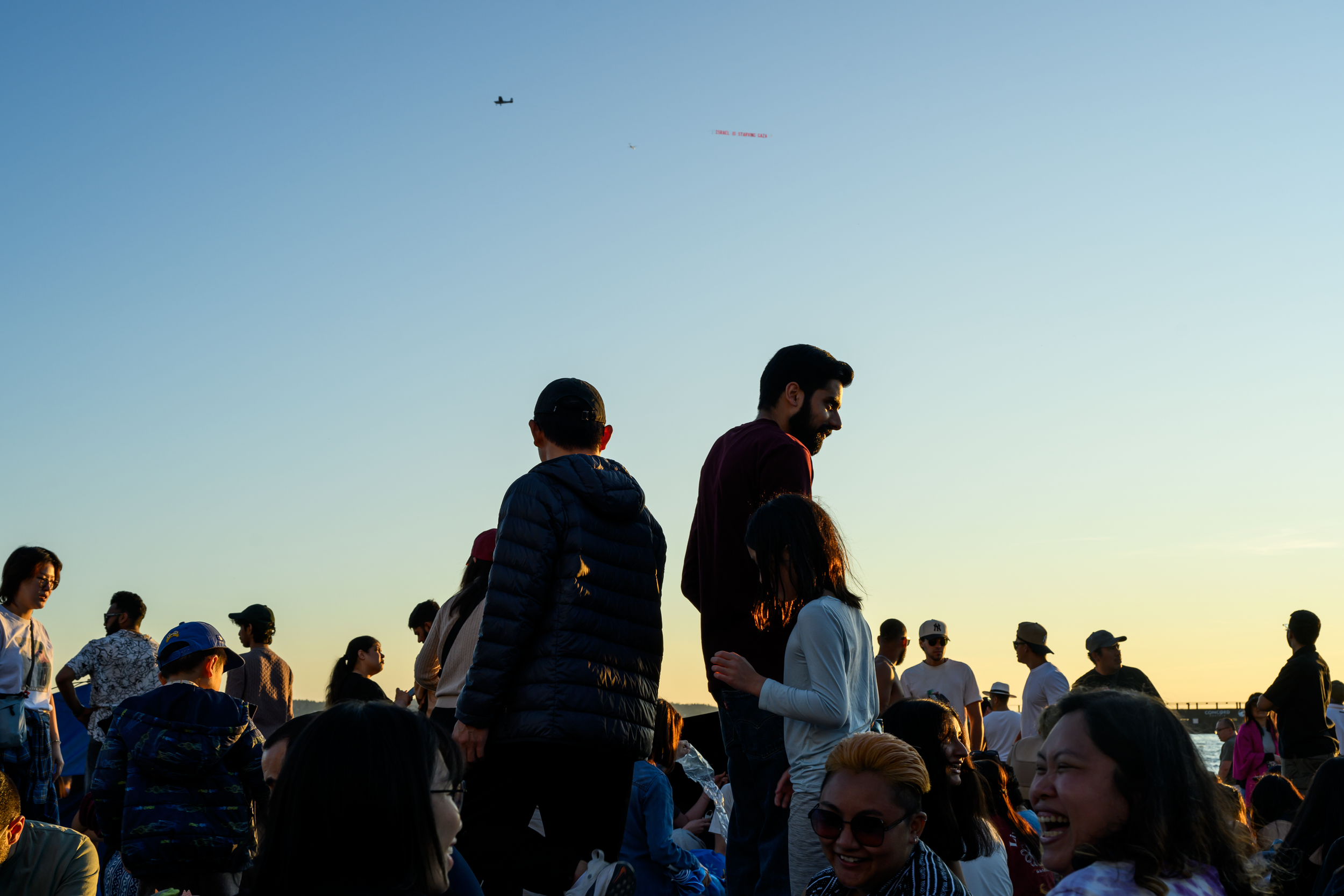 English Bay's Sunset Before 2025 Celebration of Light, Vancouver, 2025