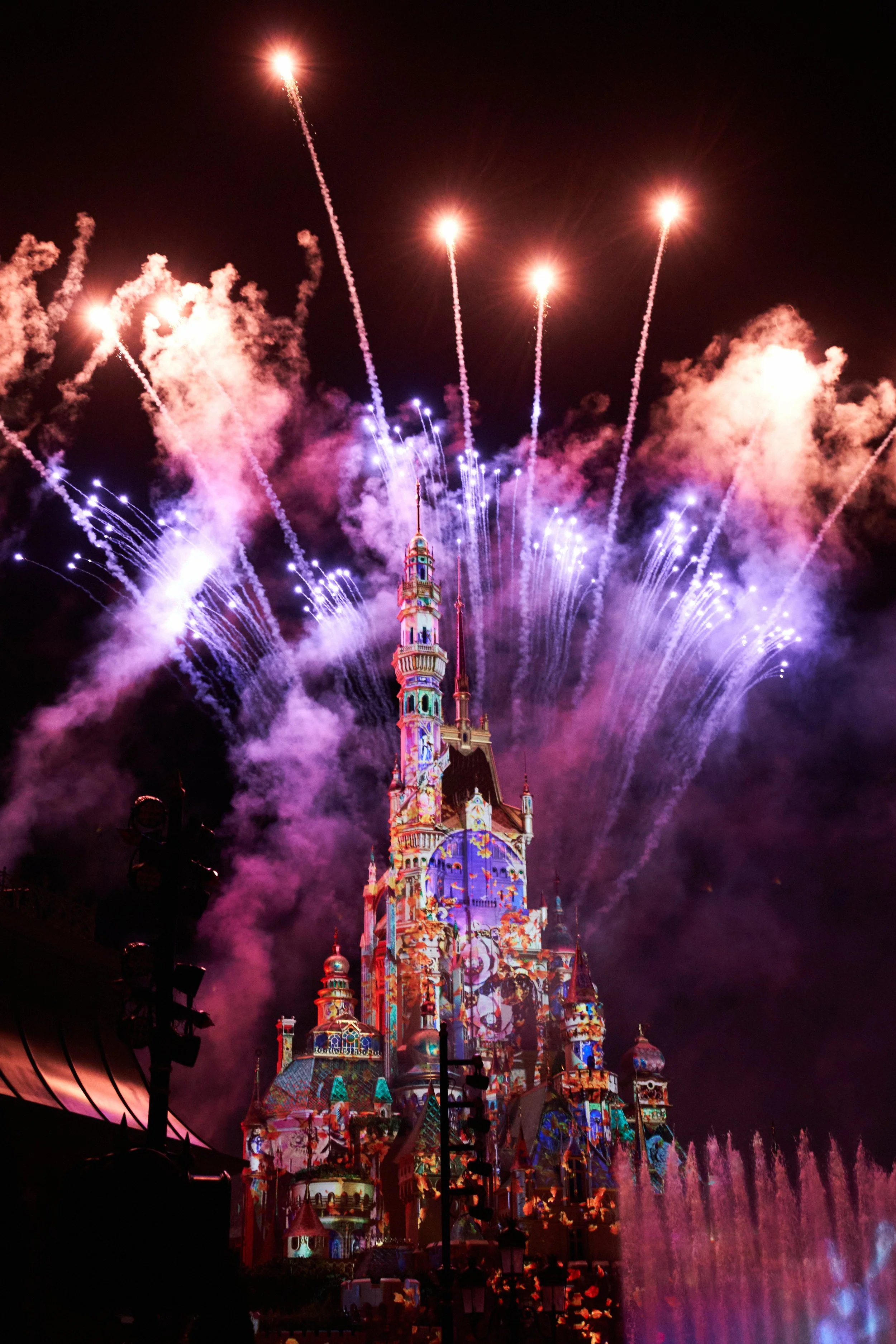 Disneyland Fireworks, Hong Kong, 2022