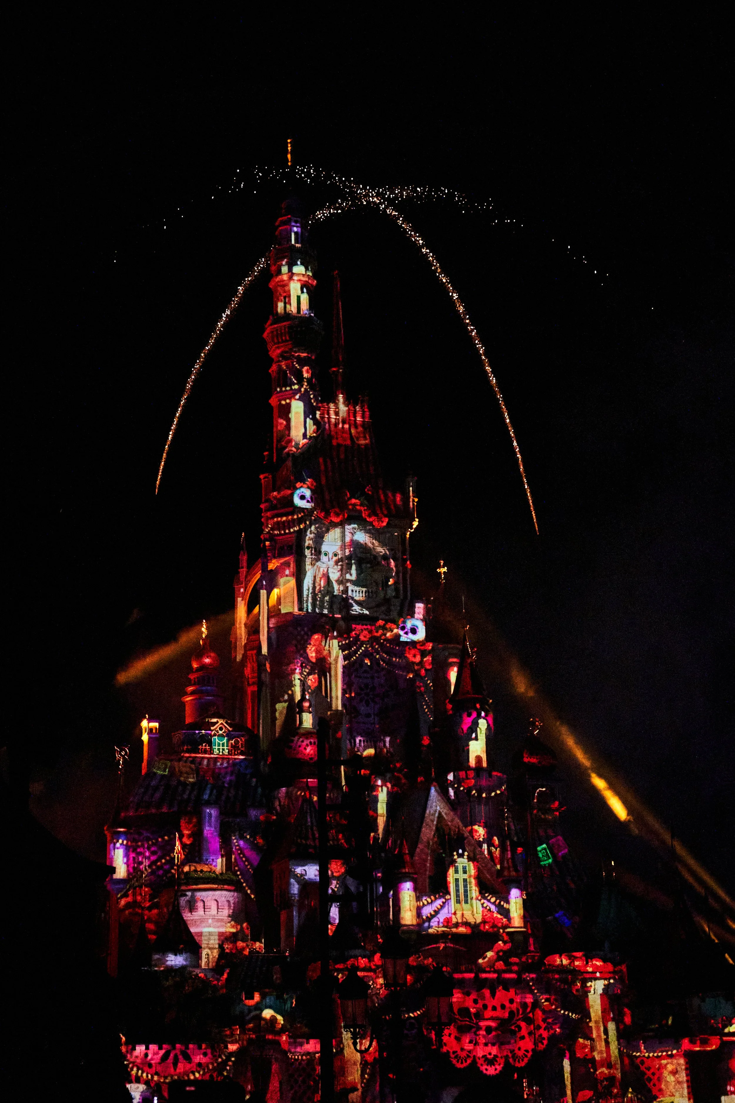 Disneyland Fireworks, Hong Kong, 2022