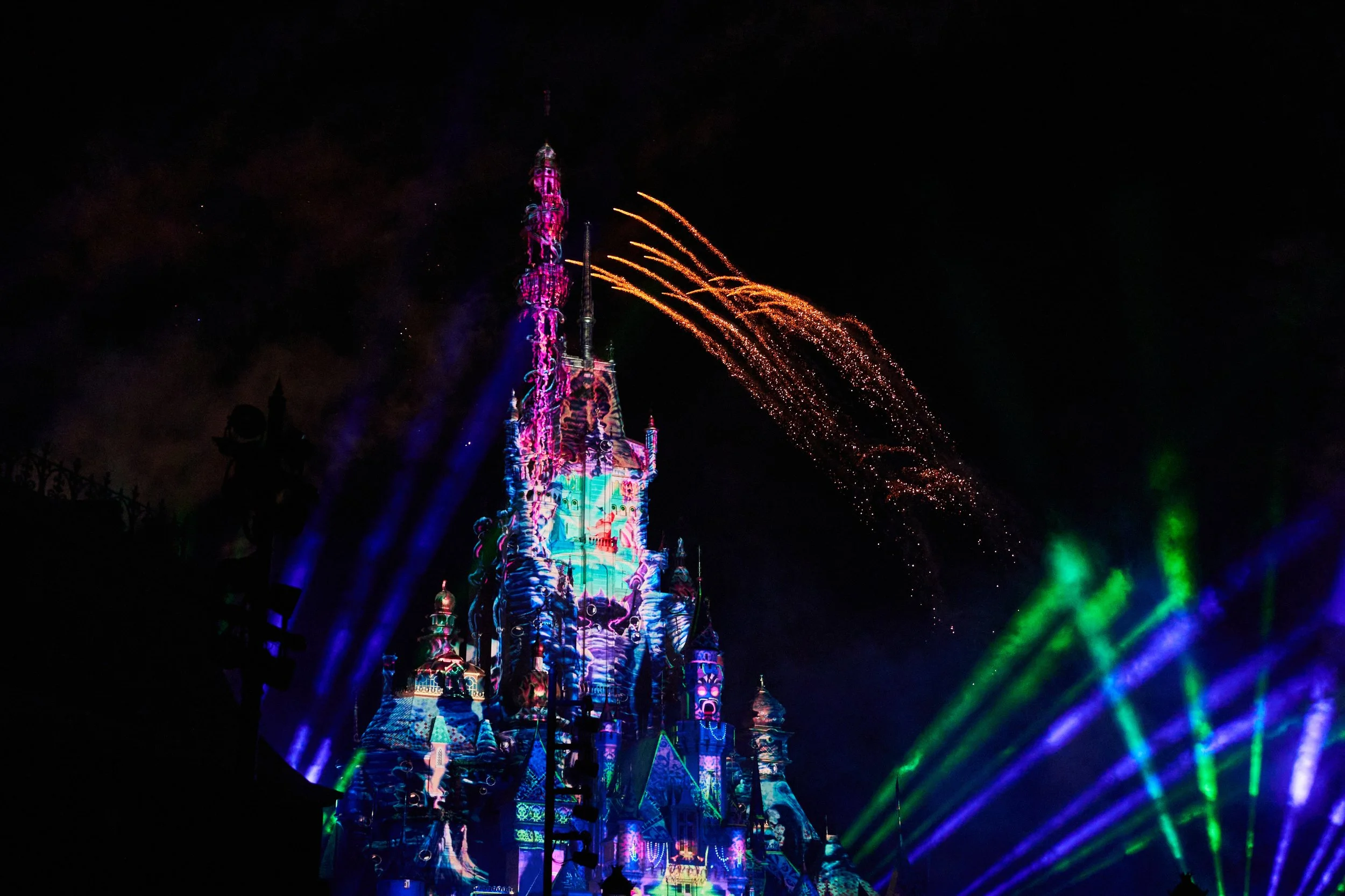 Disneyland Fireworks, Hong Kong, 2022