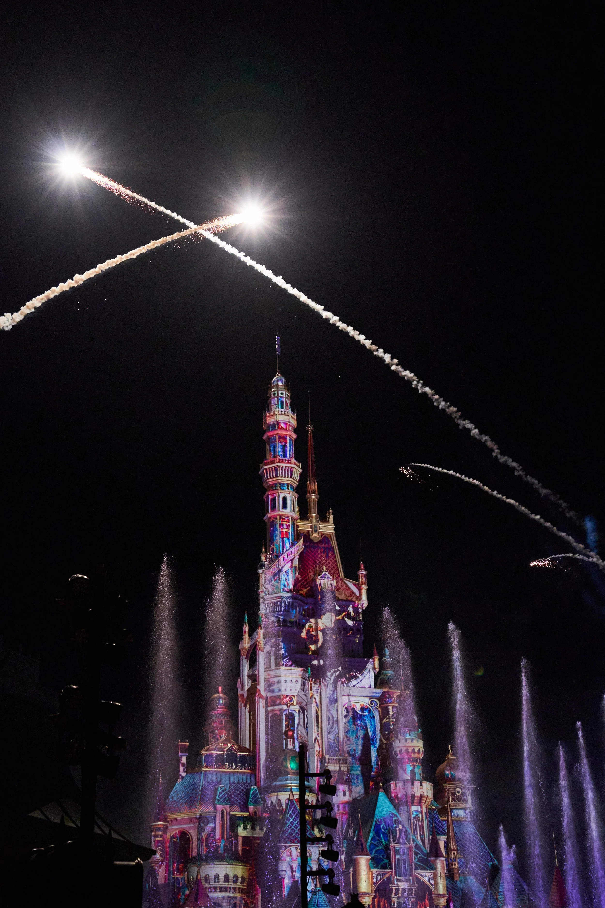 Disneyland Fireworks, Hong Kong, 2022