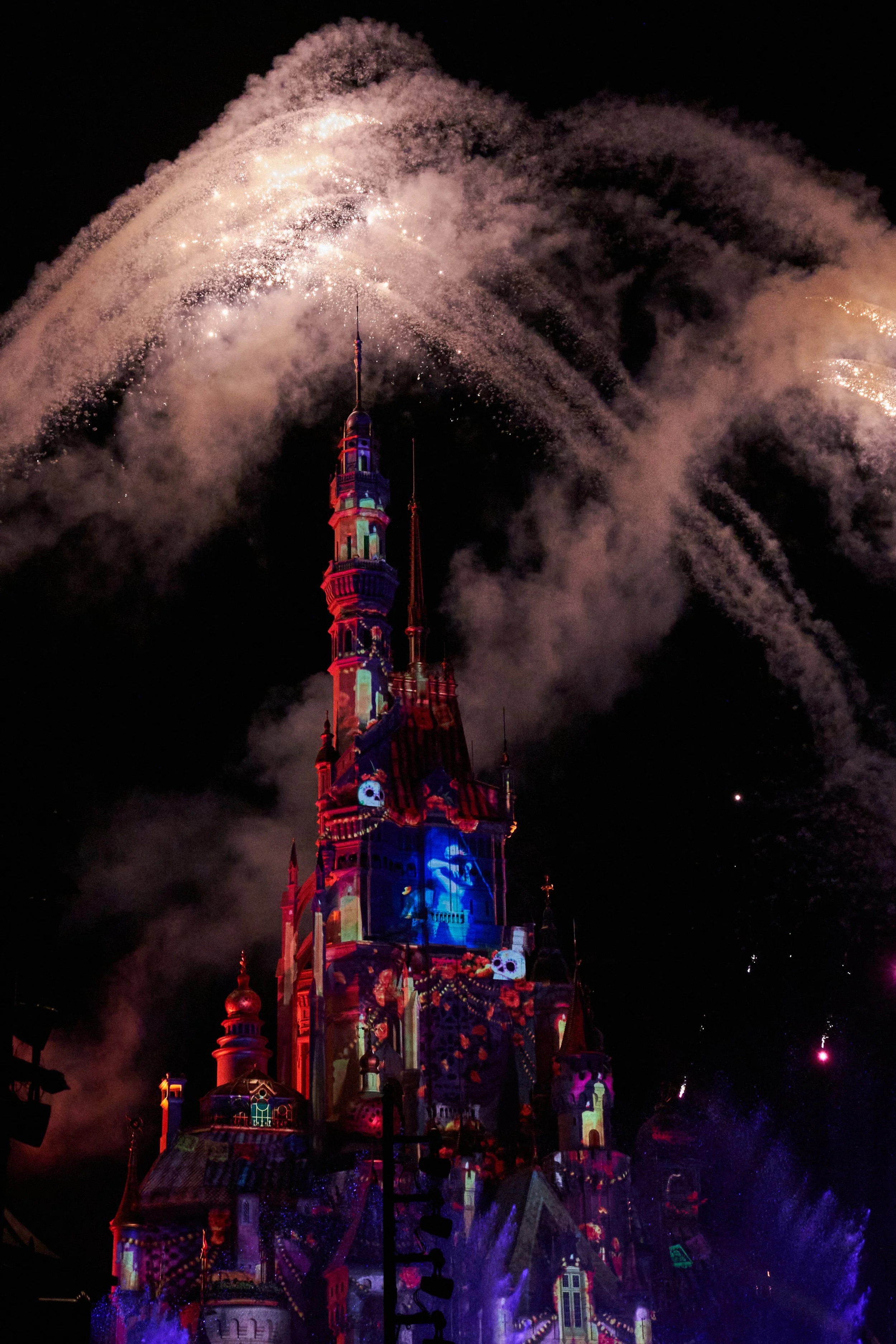 Disneyland Fireworks, Hong Kong, 2022