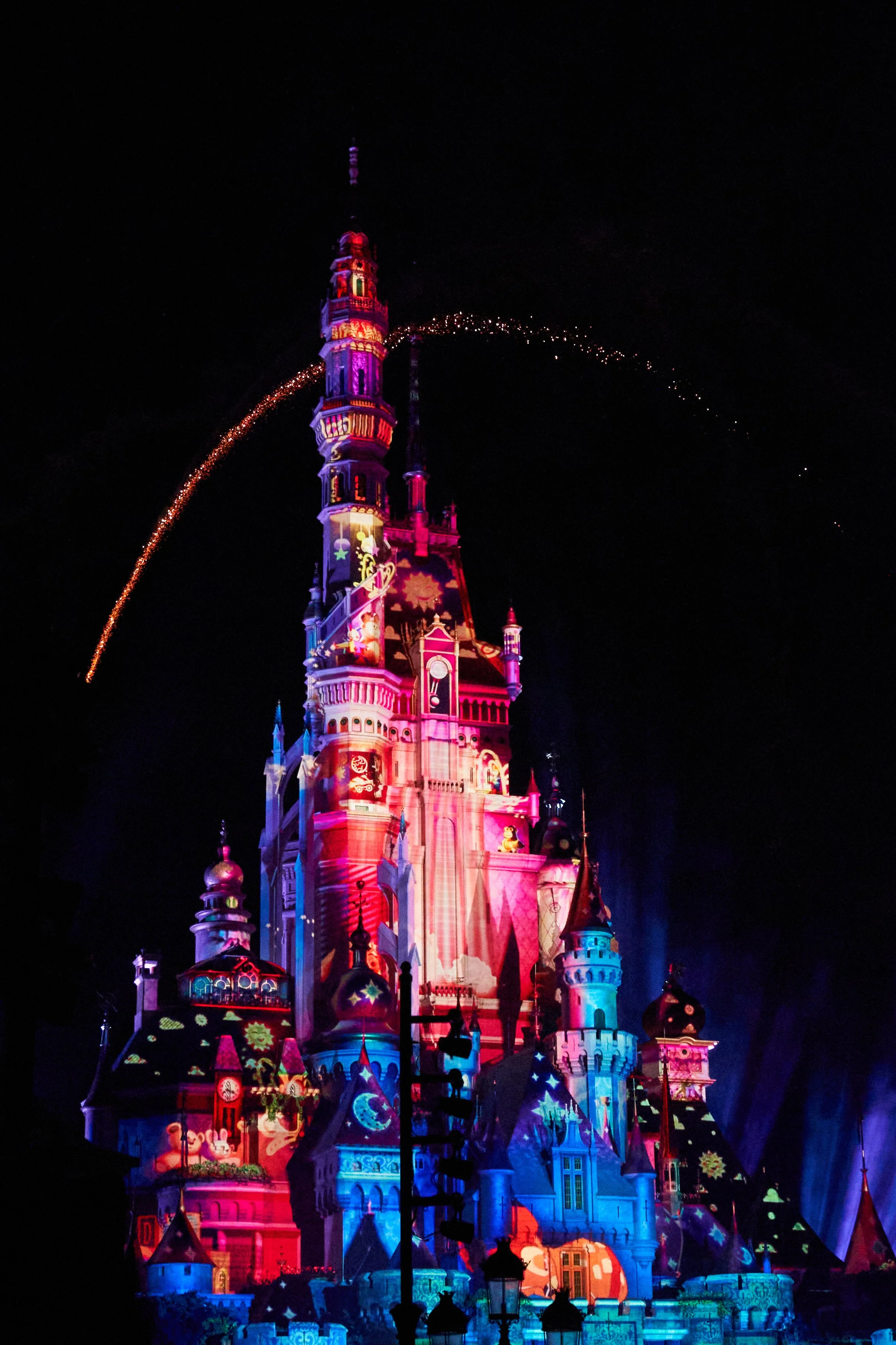 Disneyland Fireworks, Hong Kong, 2022