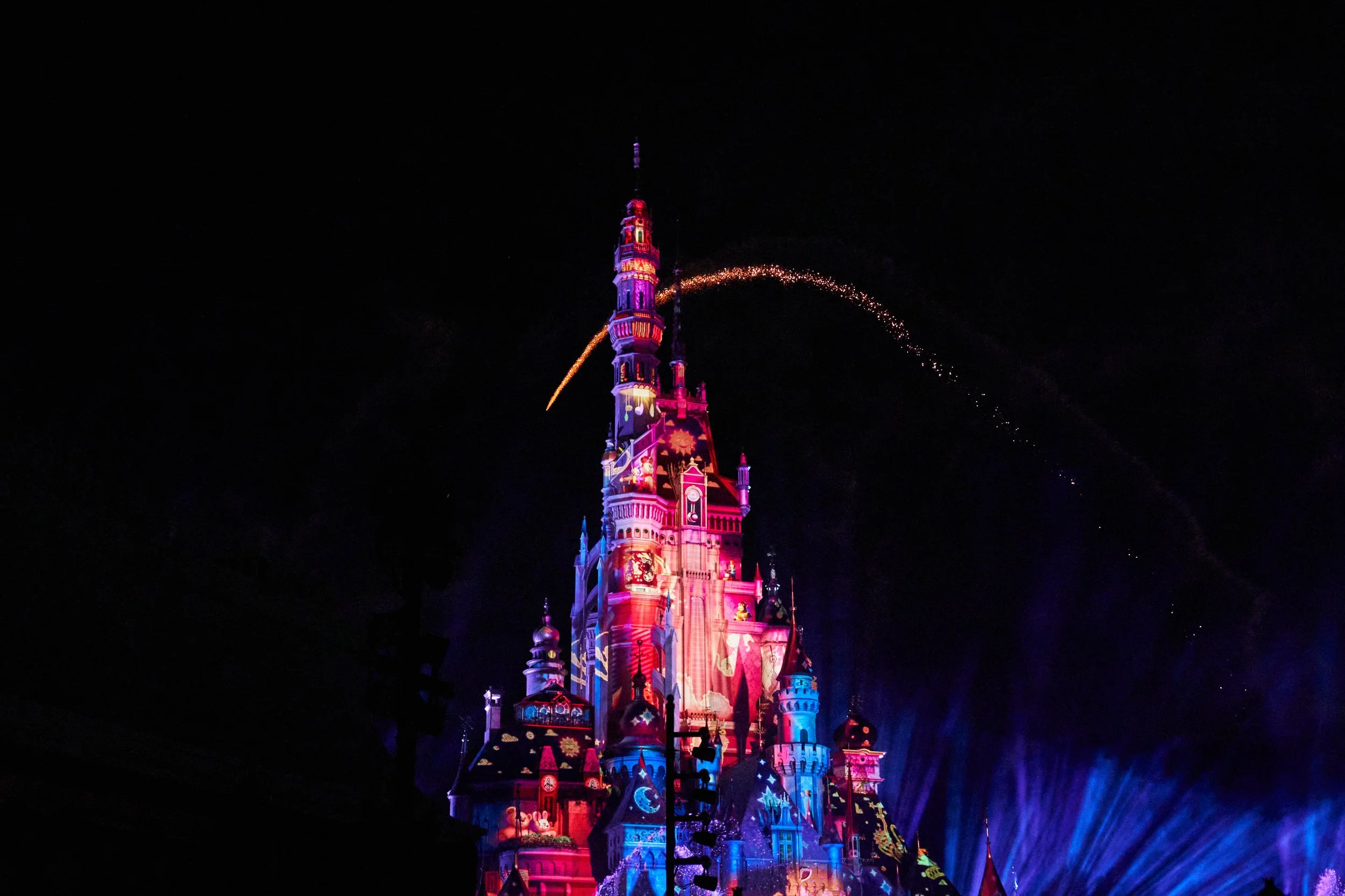 Disneyland Fireworks, Hong Kong, 2022