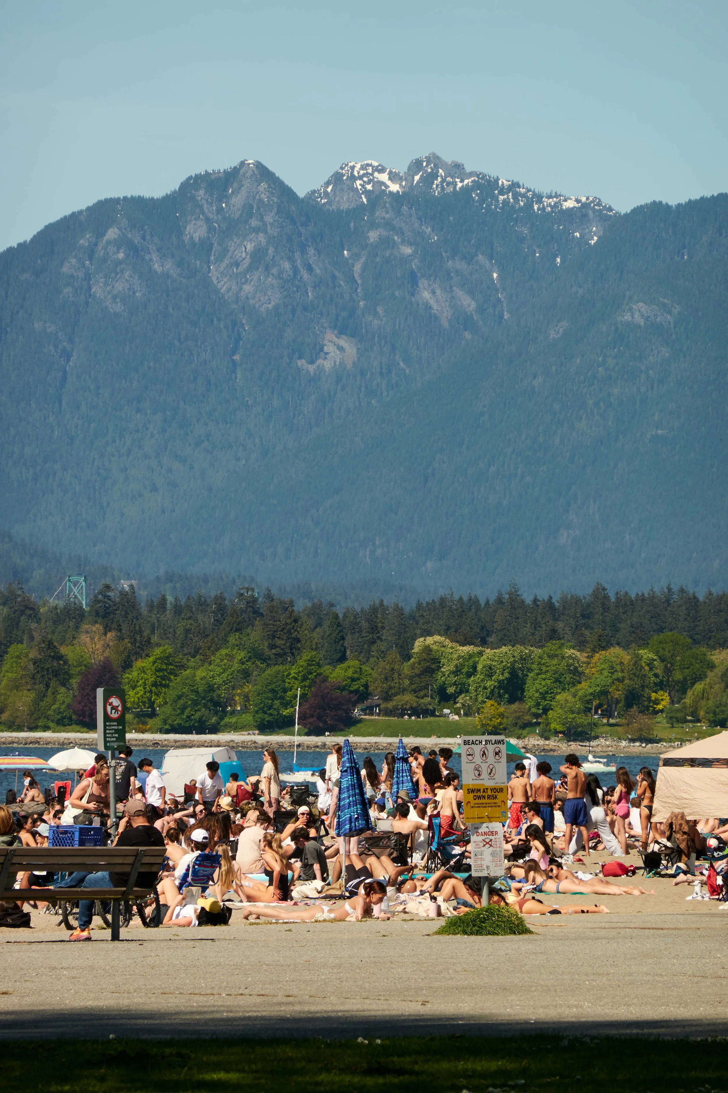 Summer Kitsilano Beach, Vancouver, BC