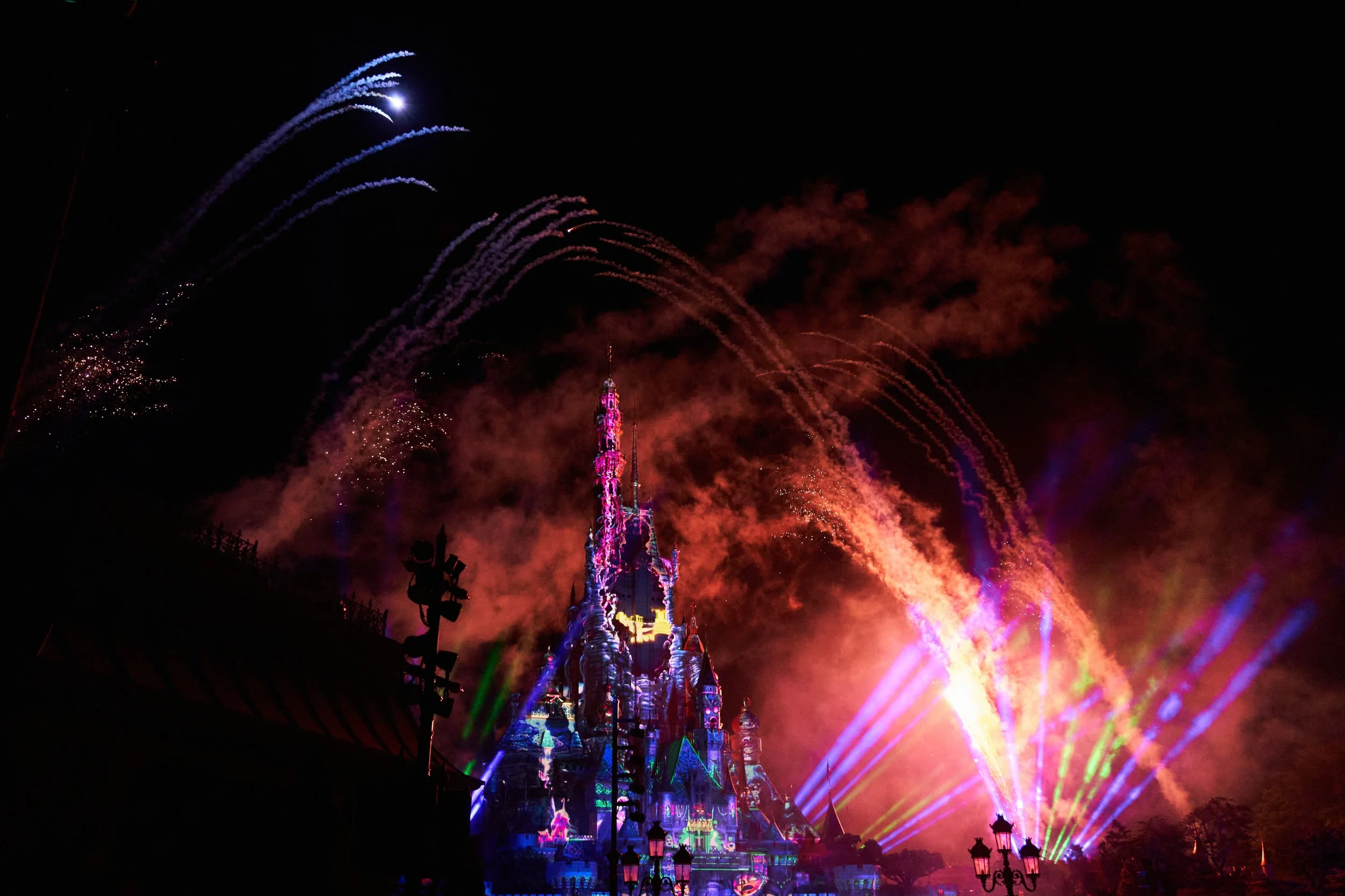 Disneyland Fireworks, Hong Kong, 2022