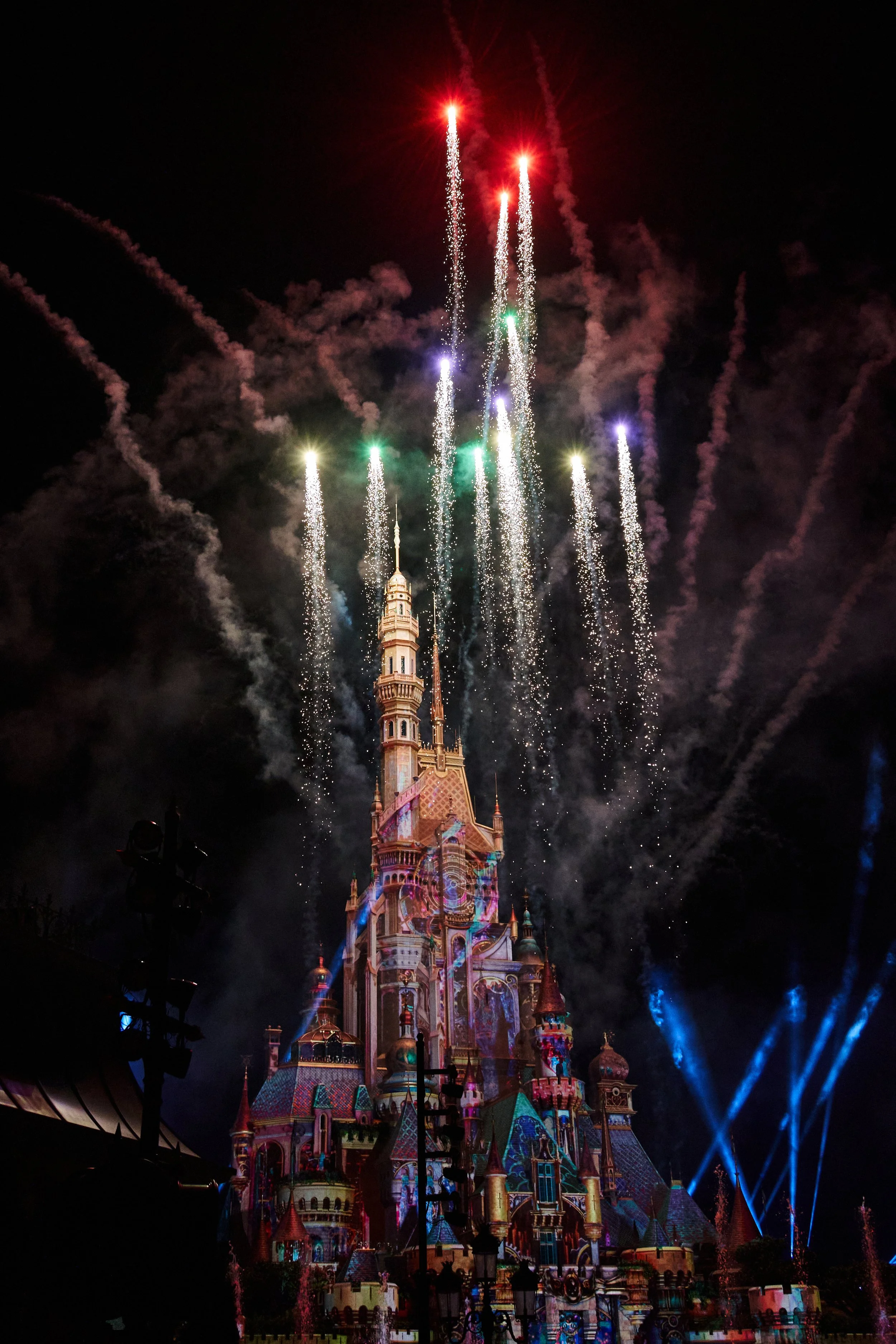 Disneyland Fireworks, Hong Kong, 2022