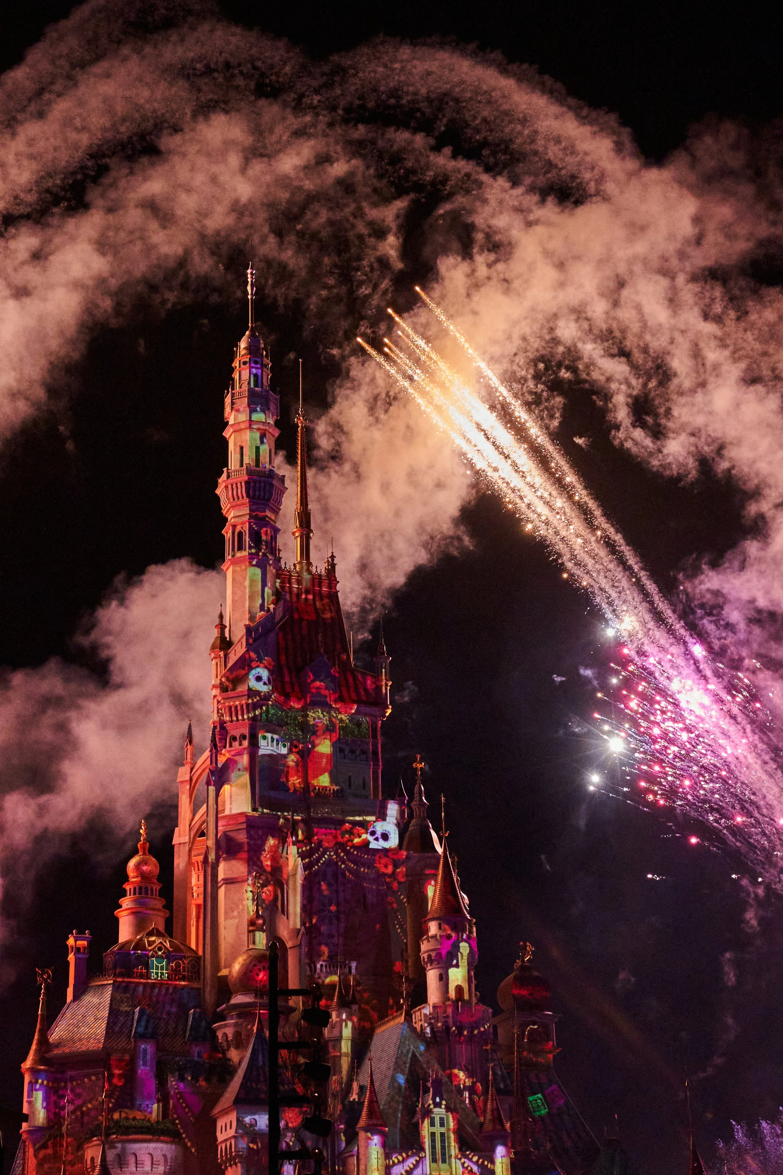 Disneyland Fireworks, Hong Kong, 2022