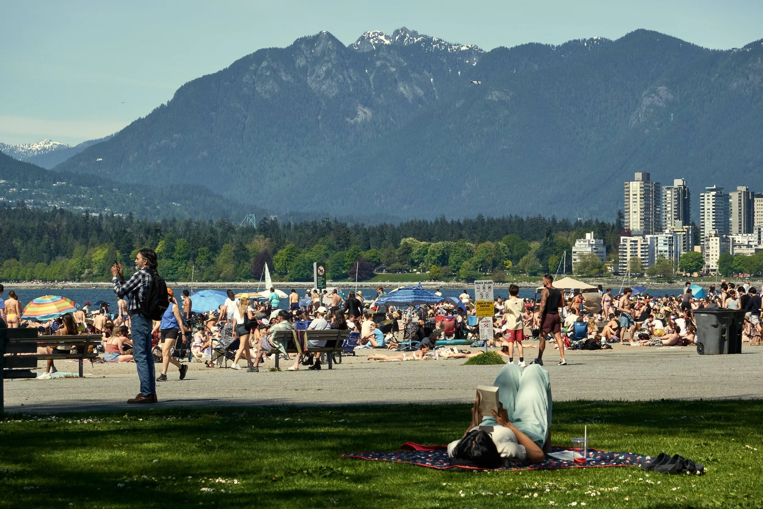 Summer Kitsilano Beach, Vancouver, BC