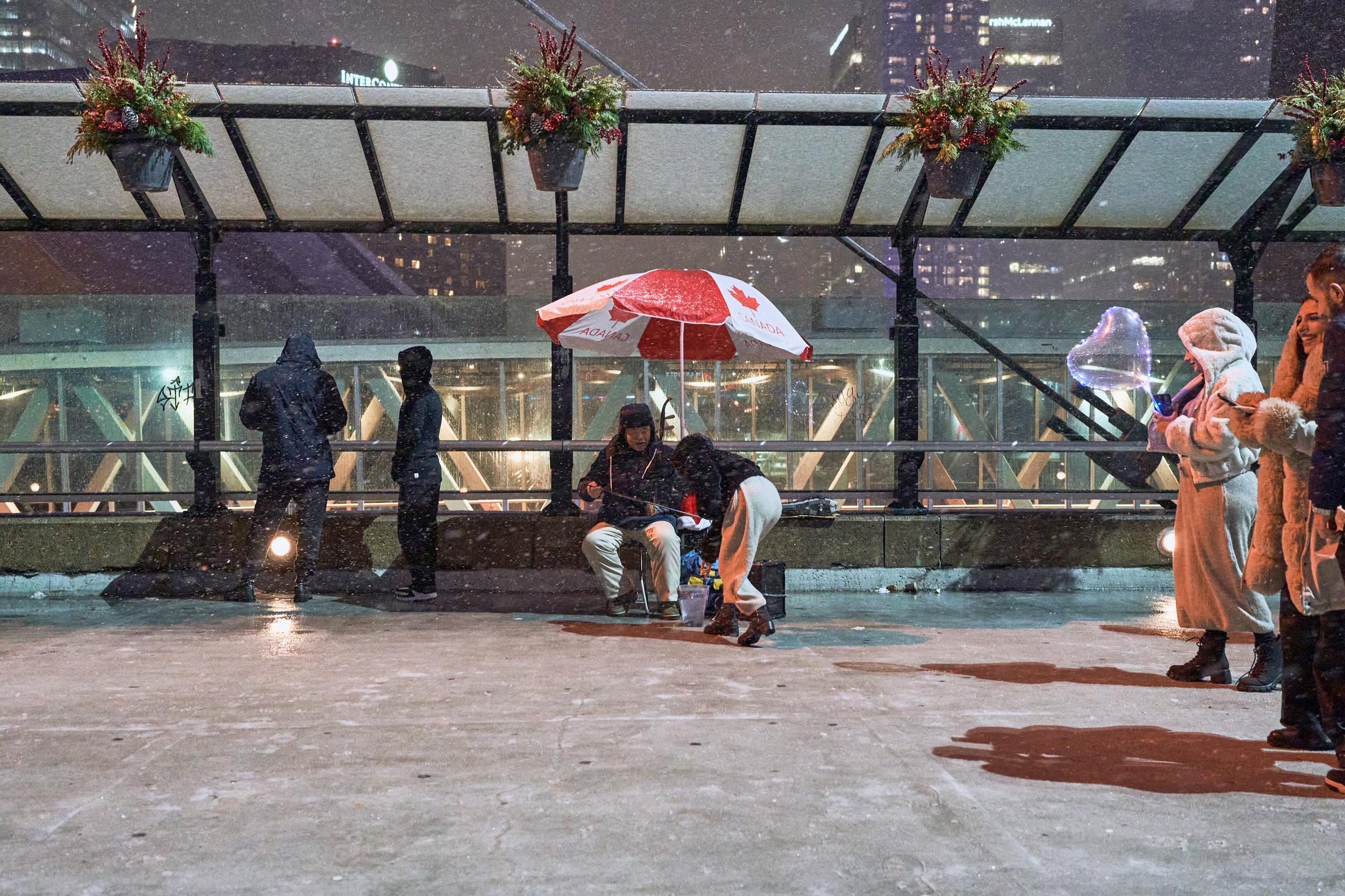 Performer on the Street on the Last Day of 2023, Toronto, 2023