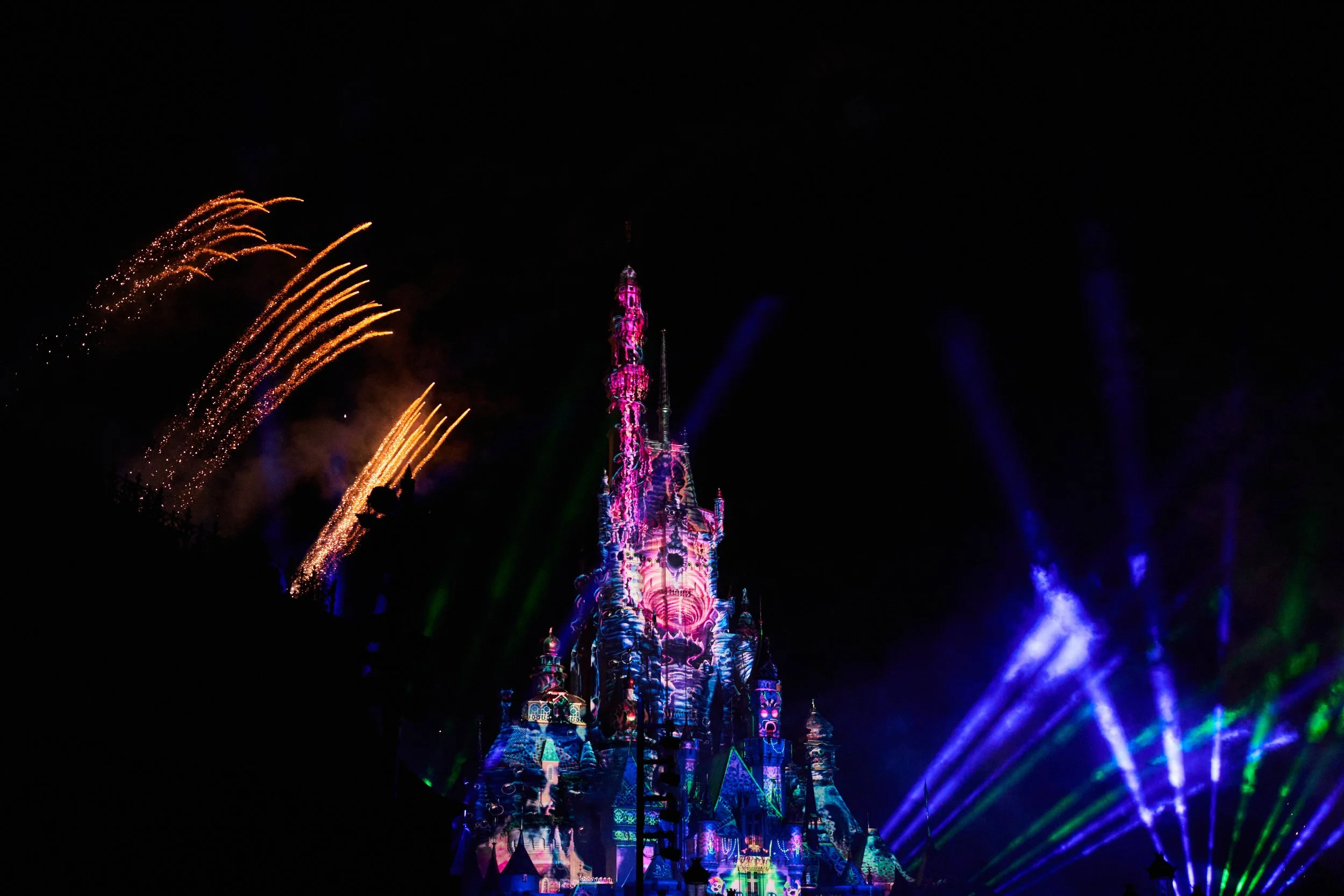 Disneyland Fireworks, Hong Kong, 2022