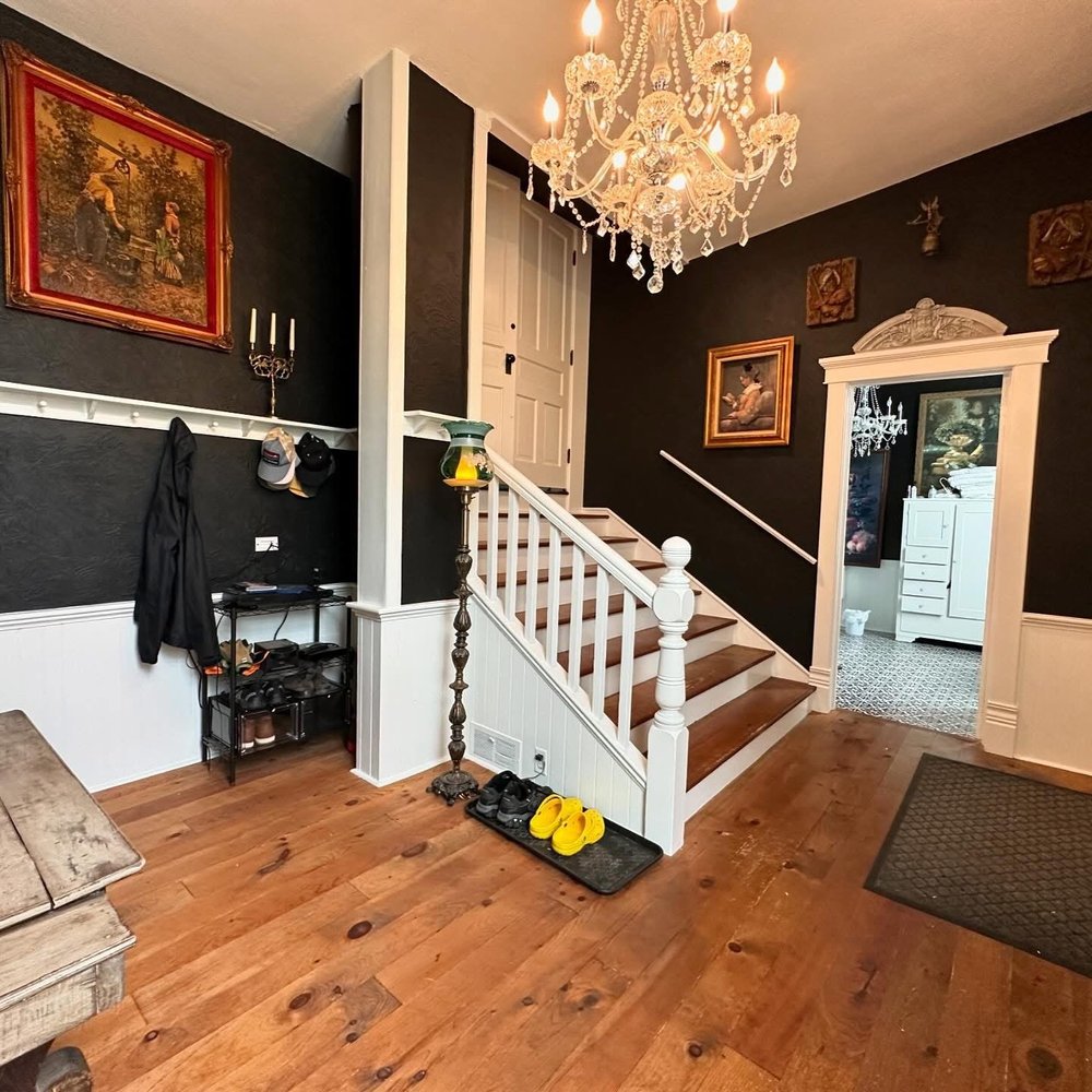 Interior staircase refinish