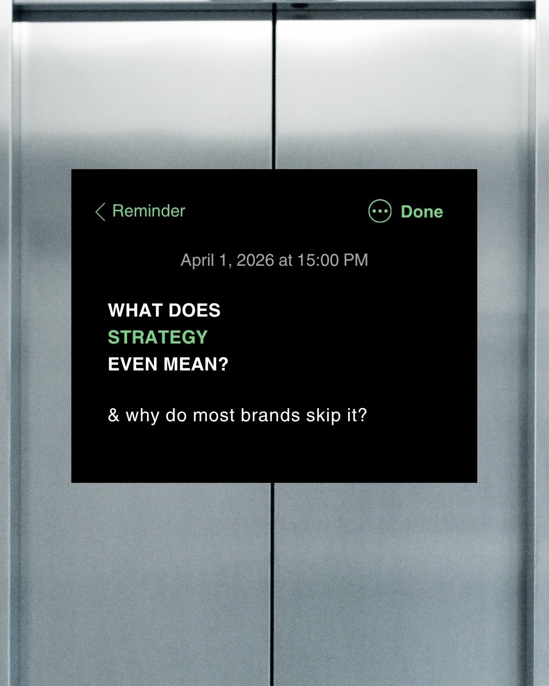 some brands post every single day and still stay invisible. here&rsquo;s why. 👀

it&rsquo;s not your consistency, graphics, or even your budget.

it&rsquo;s that nobody stopped to answer the one question that makes everything else work: 
who is this
