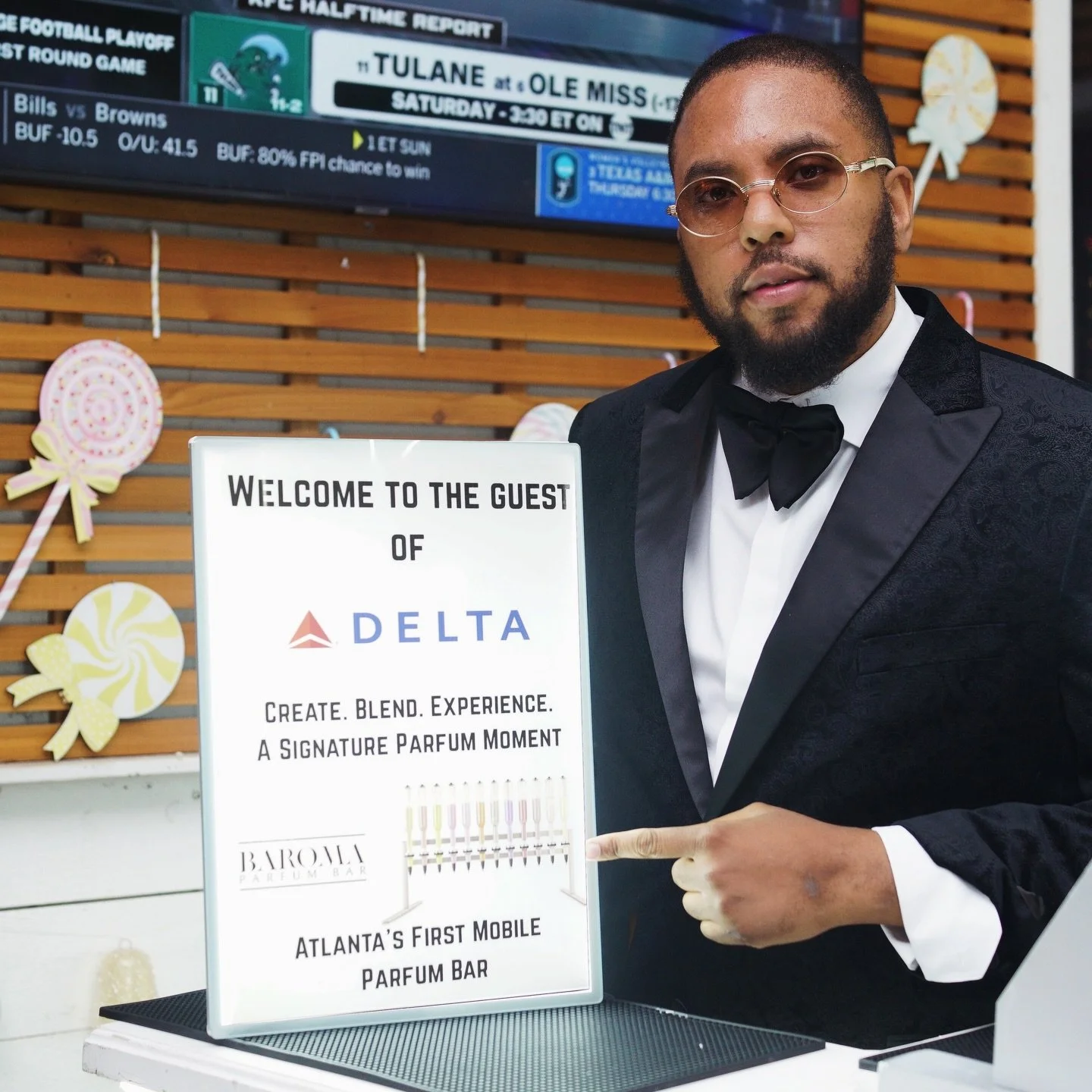Thank You, @delta 

We&rsquo;re incredibly grateful to Delta Air Lines for booking Atlanta&rsquo;s first mobile parfum bar, @baromaparfumbar for their Christmas party held at the amazing @parktavern . Bringing a luxury, interactive fragrance experien