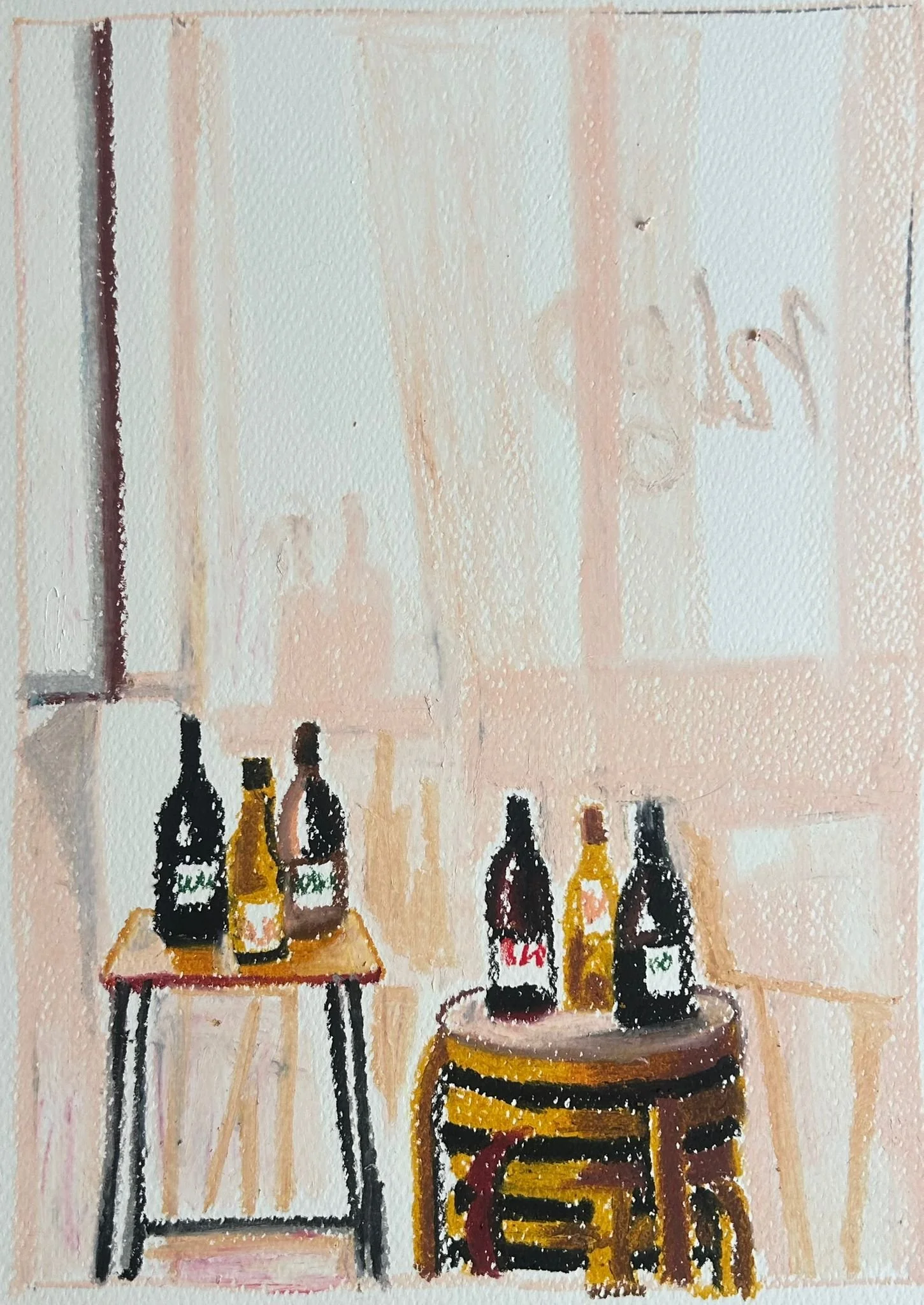 Wine illustration mock up | gift ideas | bespoke drawing