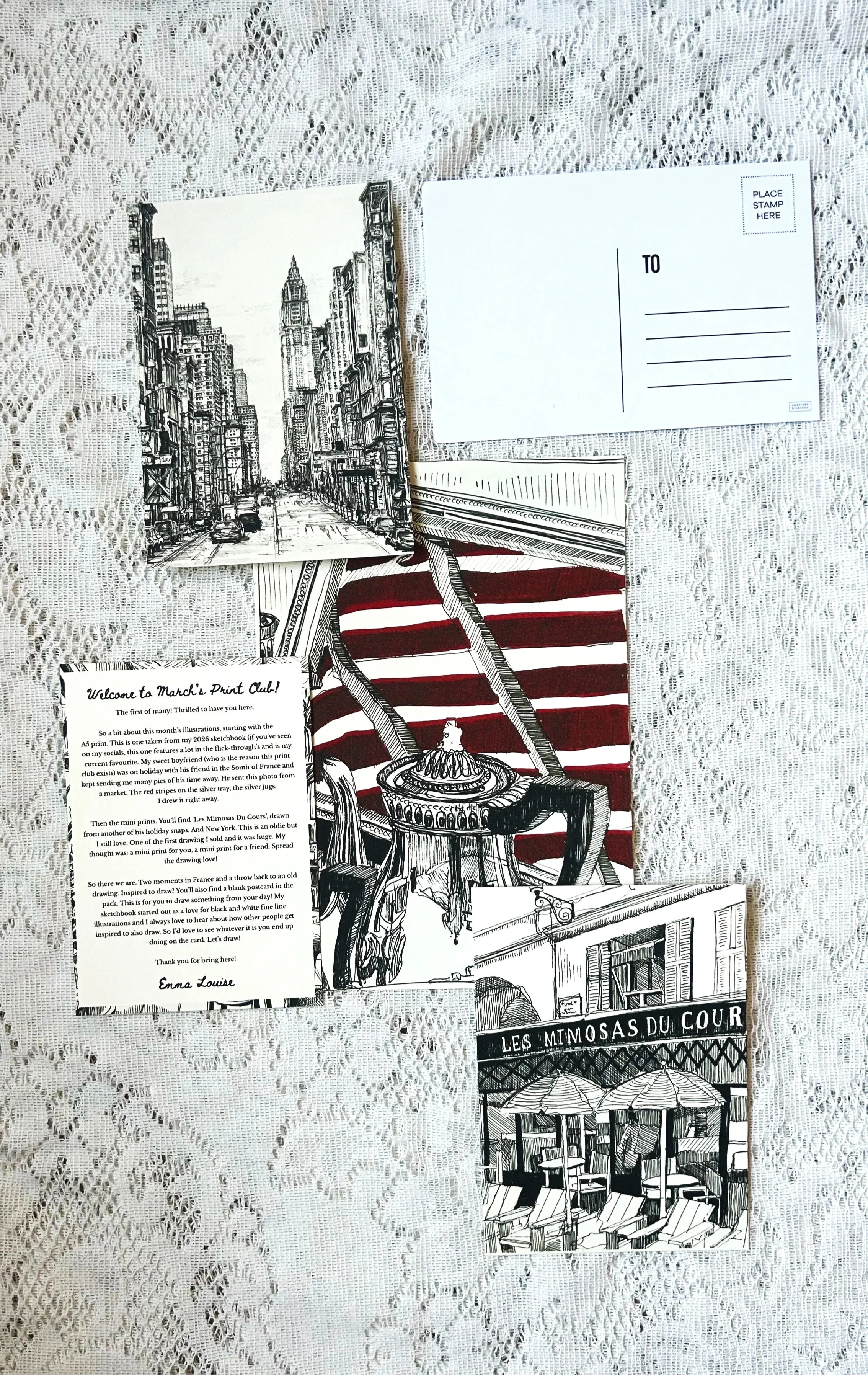 From the Sketchbook, Monthly Print Club