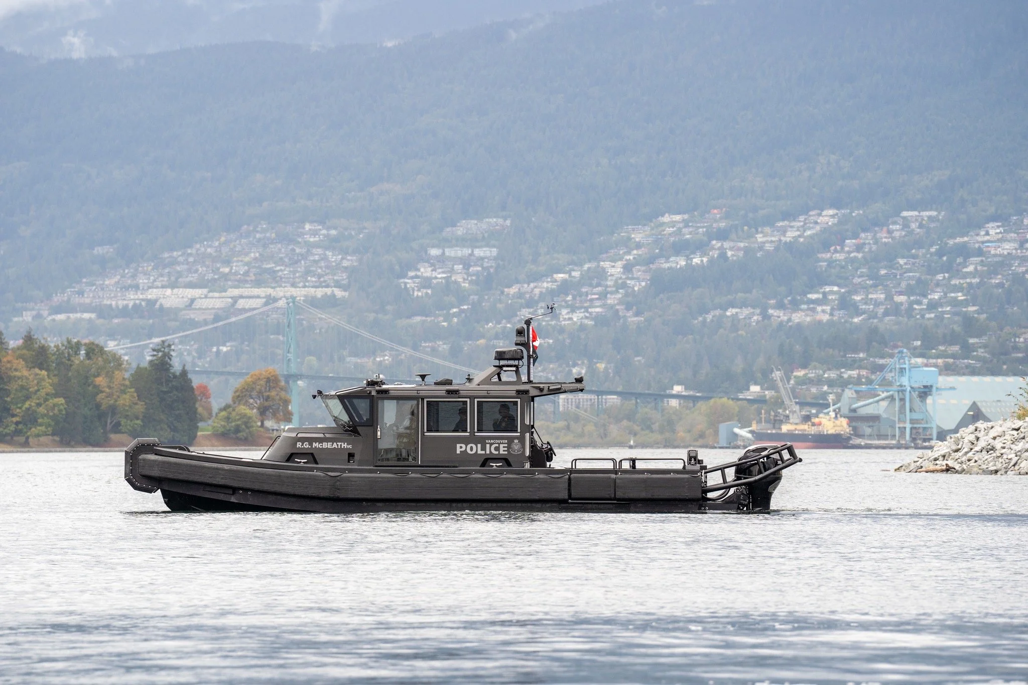 On October 1st, the Vancouver Police Department and Vancouver Police Foundation celebrated the christening of the VPD&rsquo;s brand-new Marine Unit vessel the R.G. McBeath V.C. Named in honour of one of Vancouver&rsquo;s most courageous officers, who