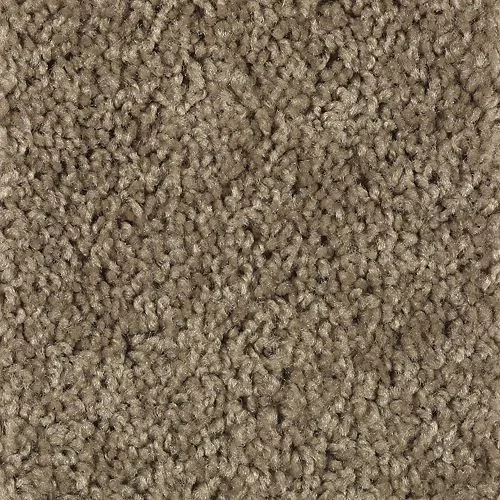 Close-up of brown carpet fibers.