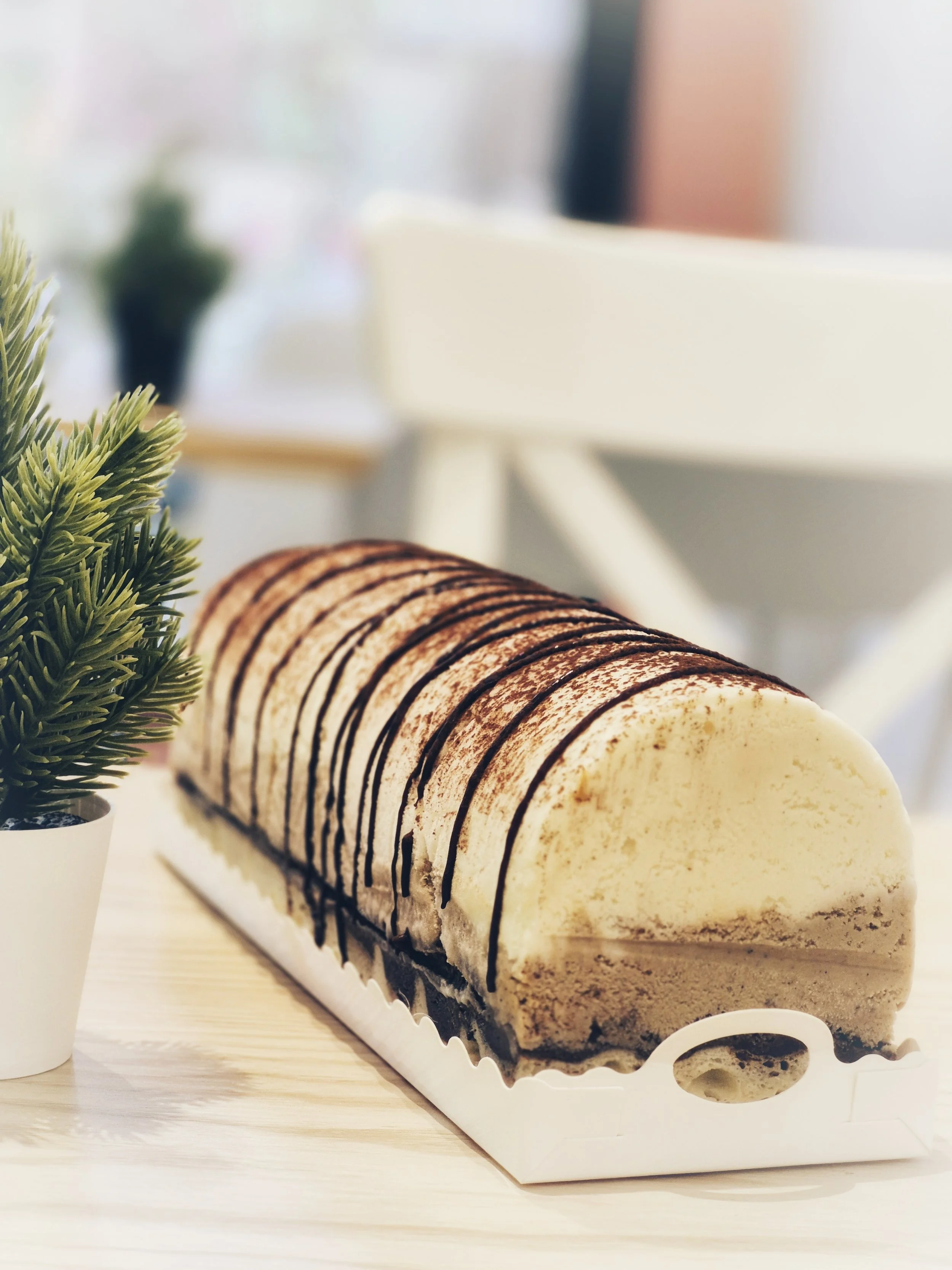 Bûche Glacée Tiramisu