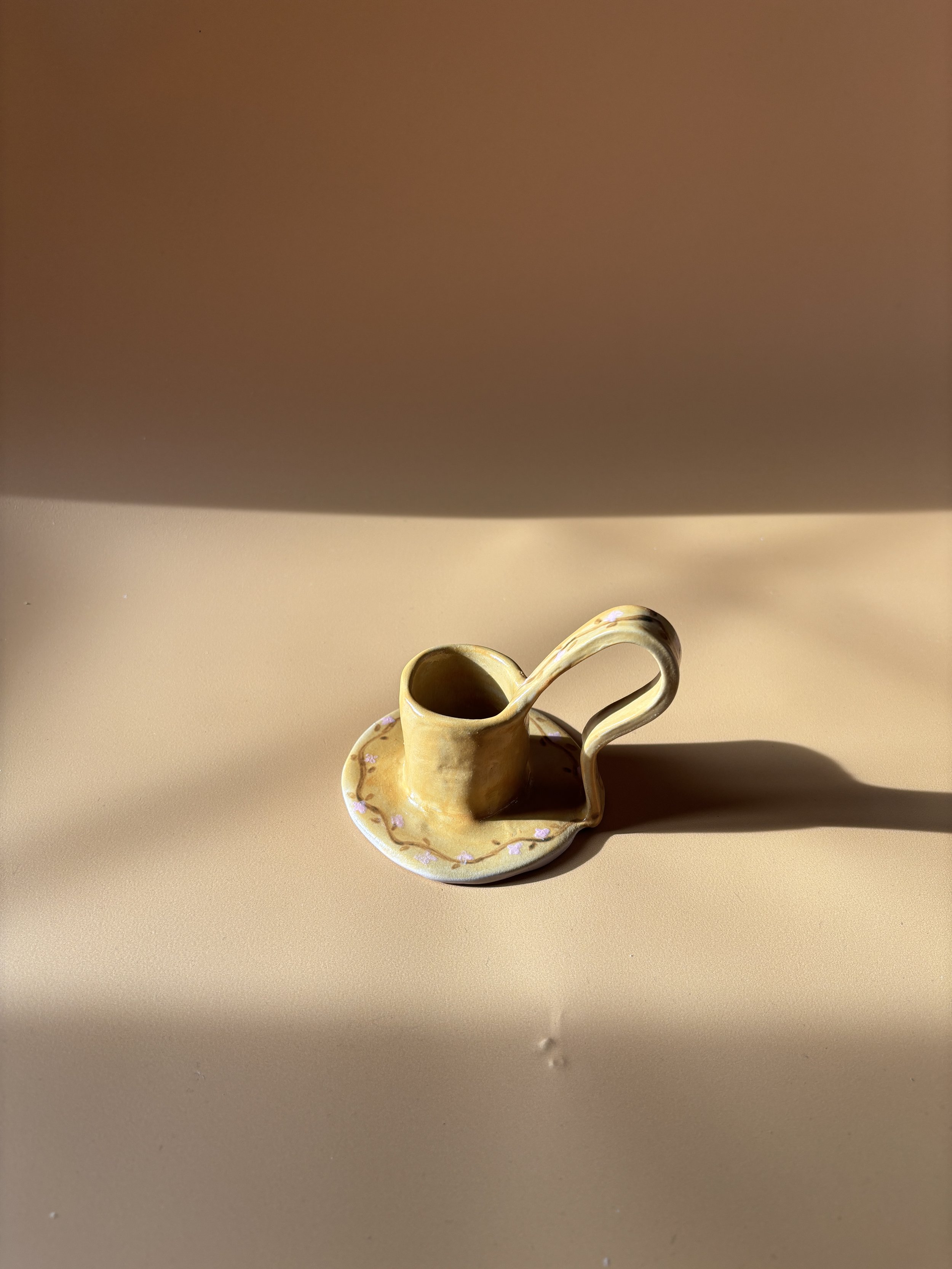 Handmade Ceramic Candle Holder