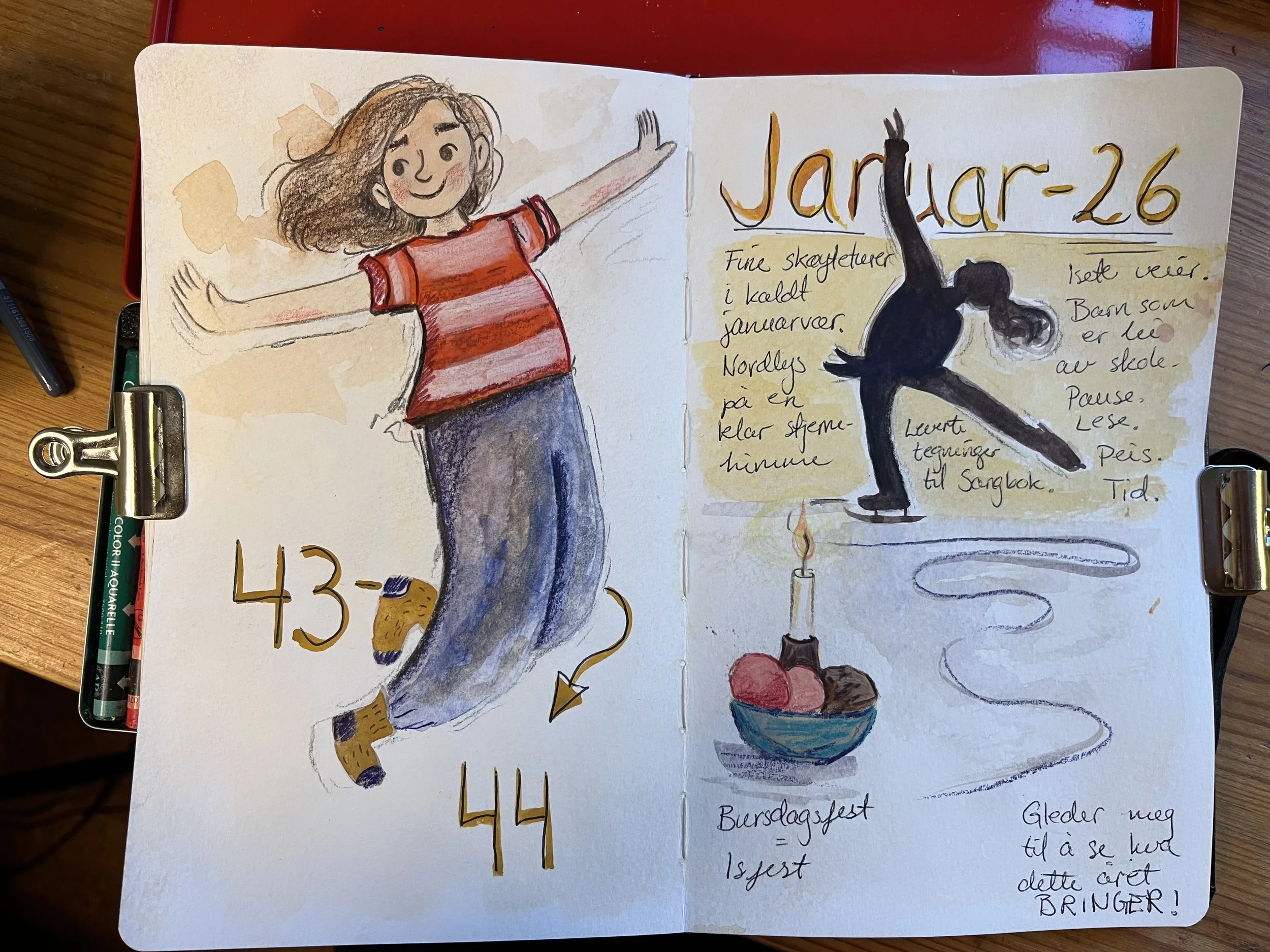 Januar, kald og mørk