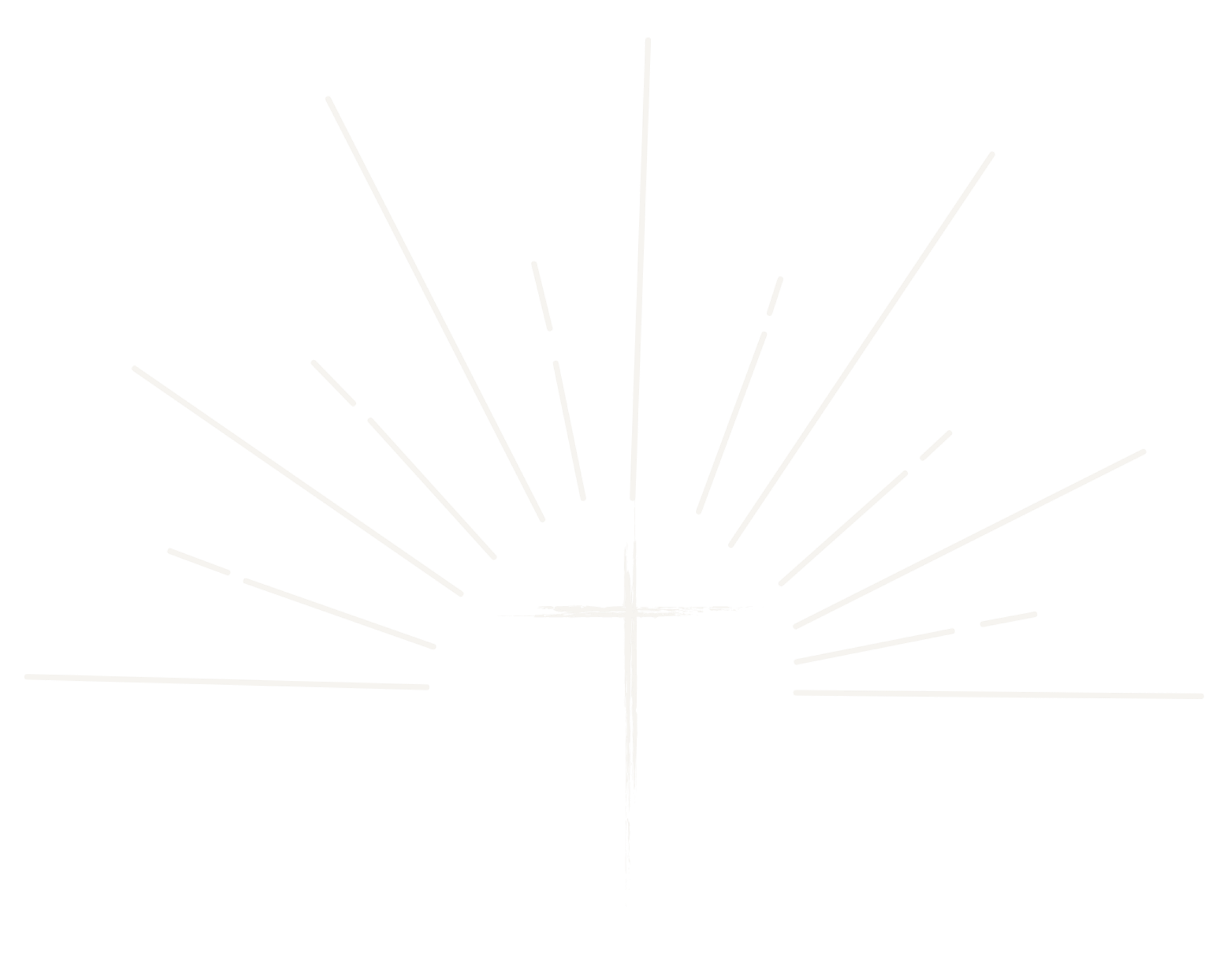 Black background with white radial lines radiating from the center in a symmetrical pattern.