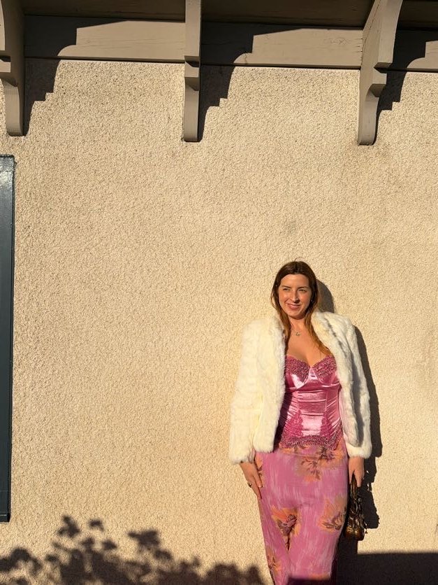 White Rabbit Fur Coat