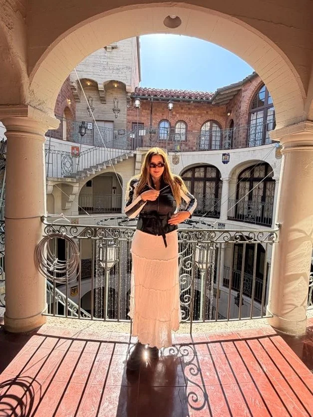 Moto Striped Biker Jacket