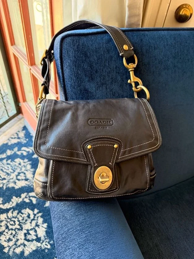 65th Anniversary Collection Coach Legacy Ali Turnlock-Flap Shoulder Bag