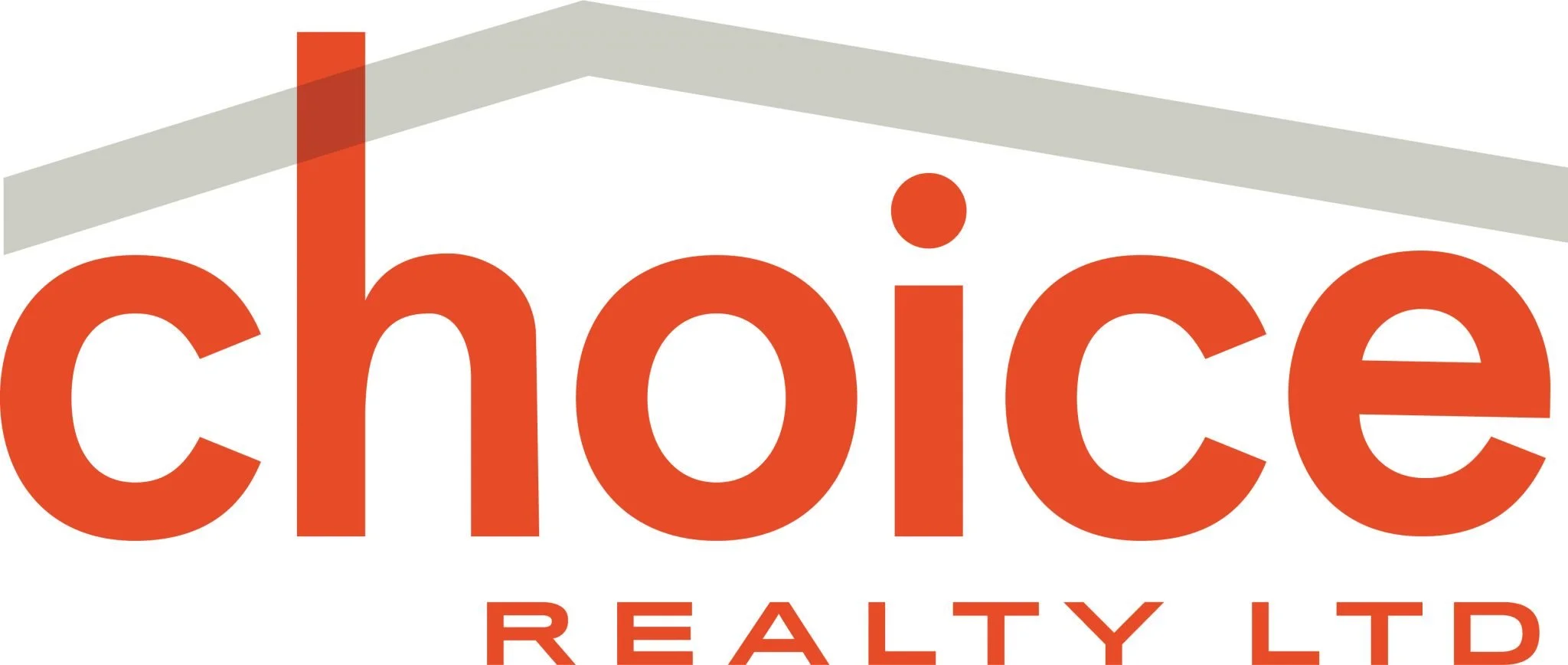 Logo of Choice Realty Ltd. with the word 'choice' in large orange letters, a grey roof above it, and 'REALTY LTD' underneath.