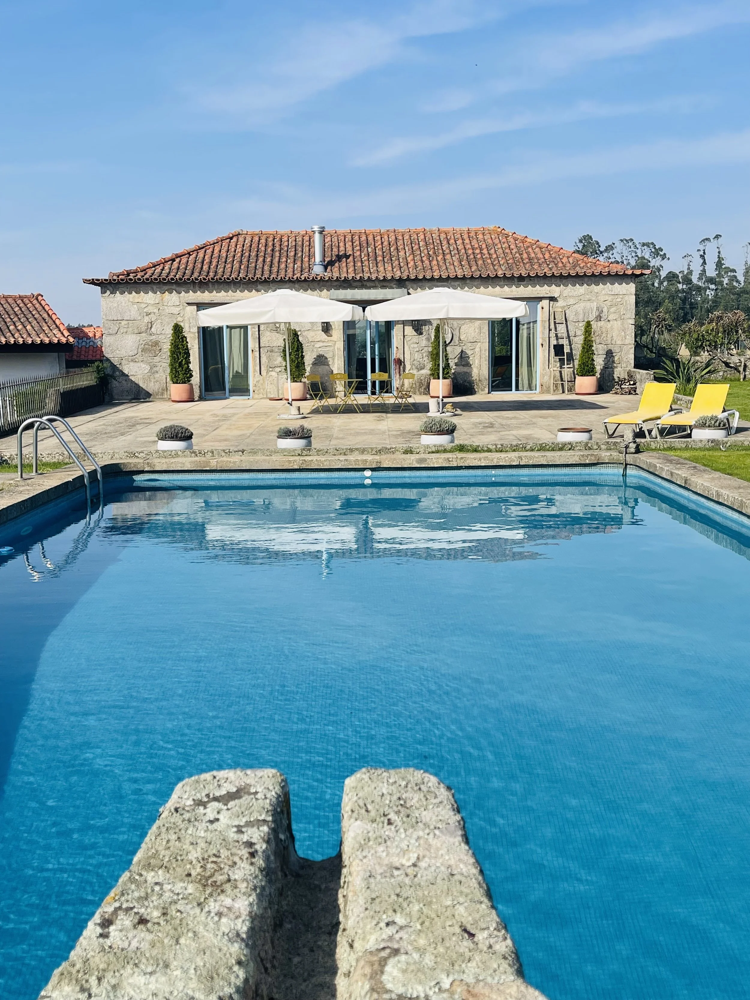 Relax poolside and enjoy a calm afternoon under the sun.