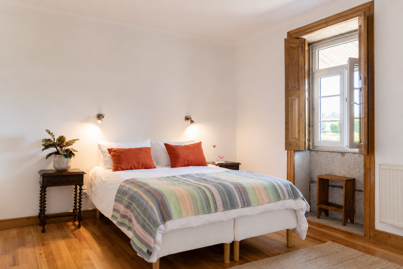 Master suite with king size bed and ensuite bath